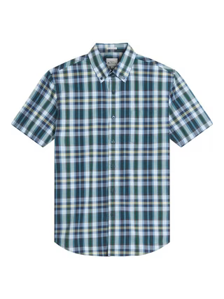 Irregular Check Dark Green