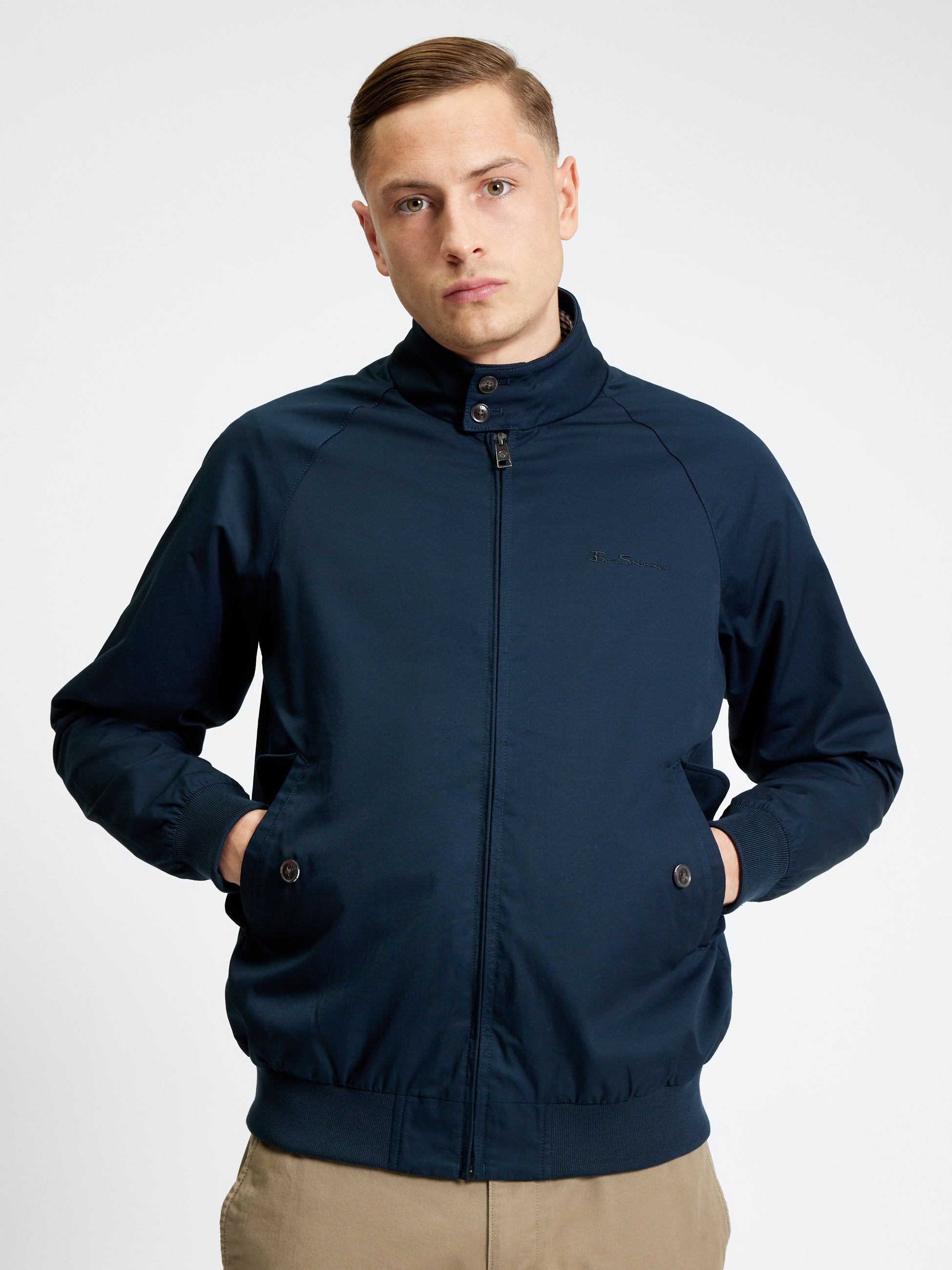 SIGNATURE HARRINGTON Jacket Dark Navy