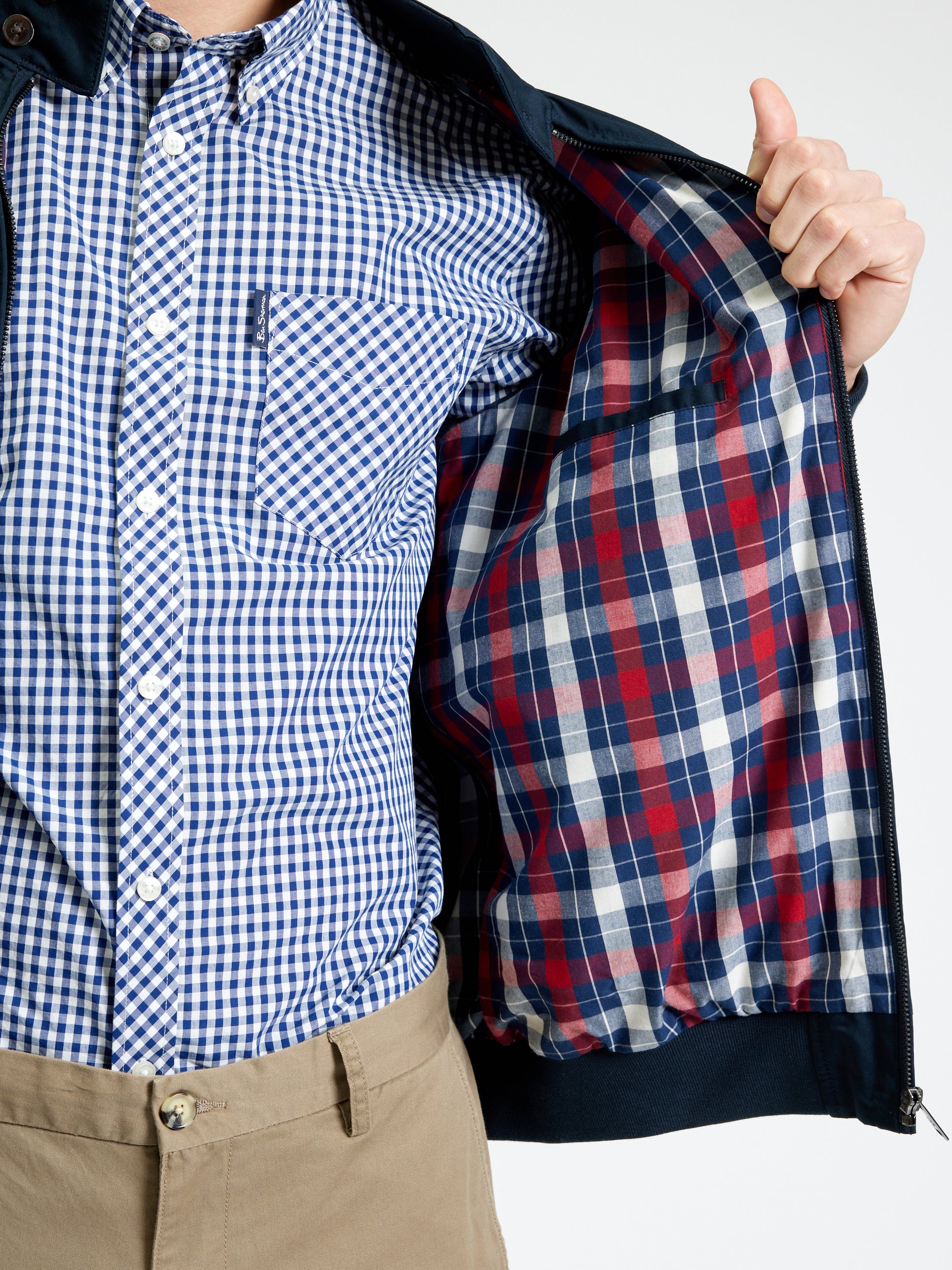 SIGNATURE HARRINGTON Jacket Dark Navy