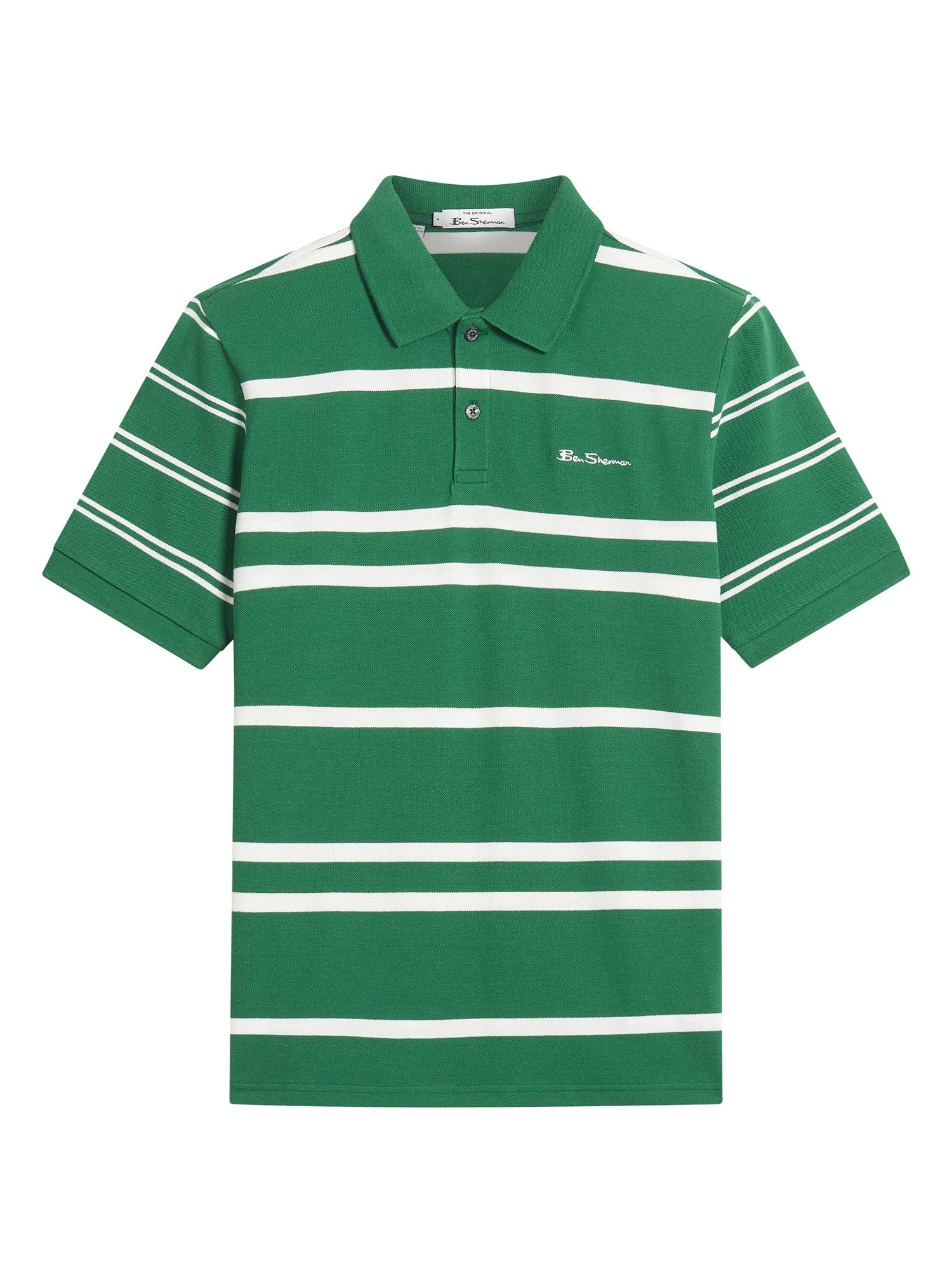 Mixed striped Polo fraser Green