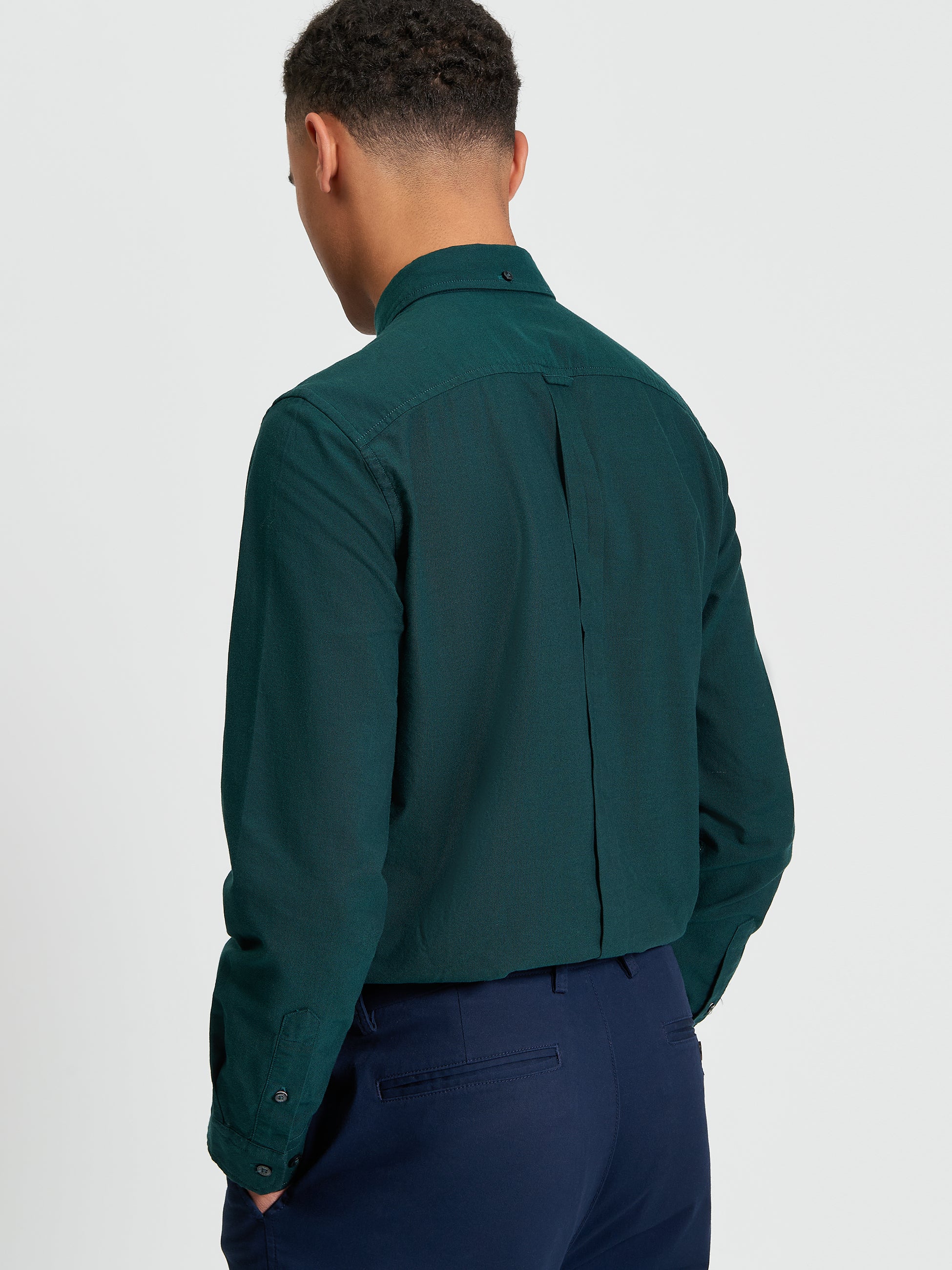 Signature LS Oxford Shirt DARK GREEN