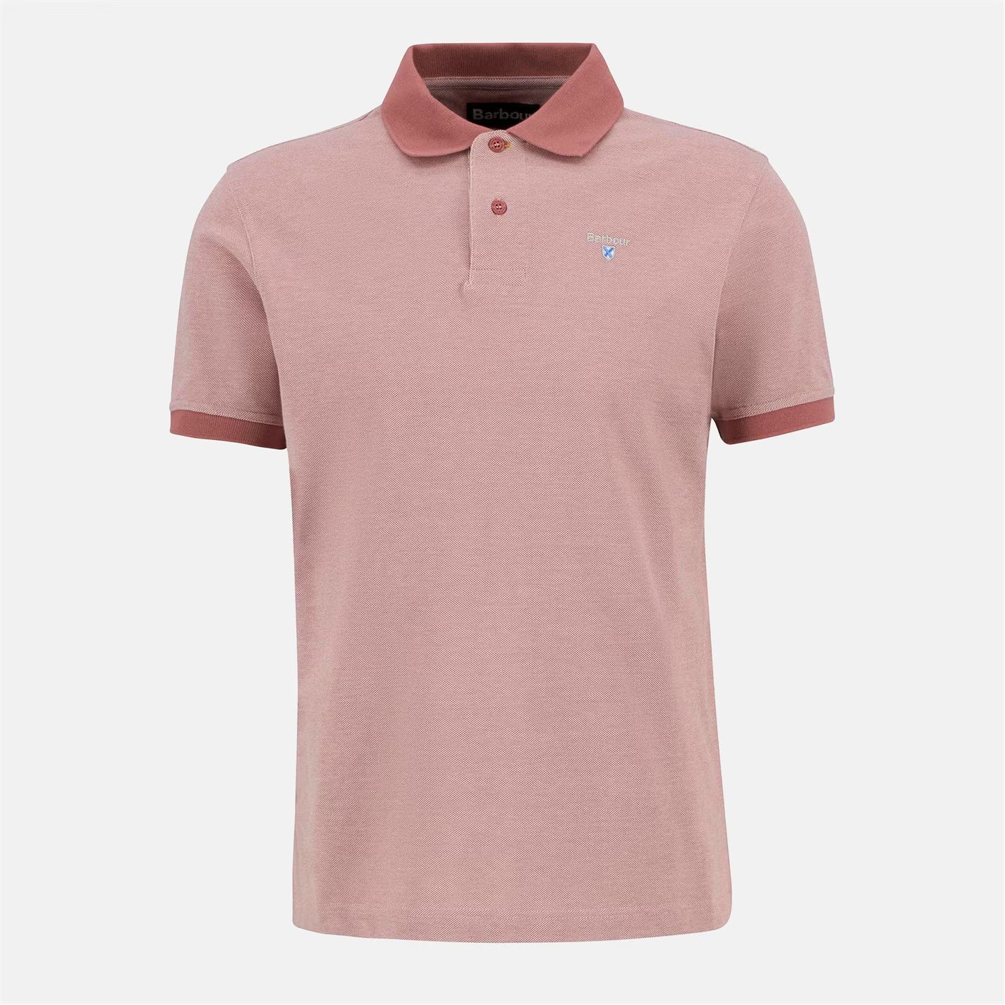 Barbour Essential ports Mix Polo EARTH PINK