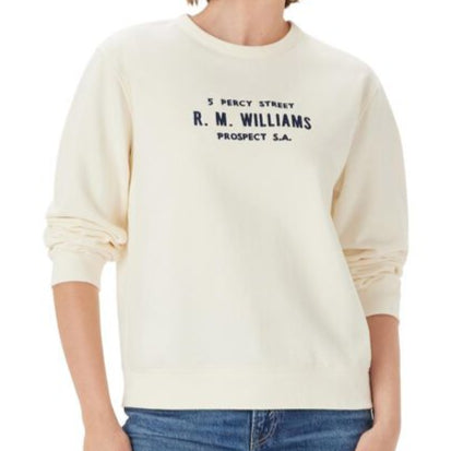Heritage Brushed SWEATSHIRT Ivory