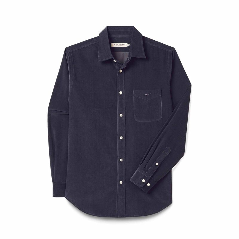 Regular corduroy teel Grey