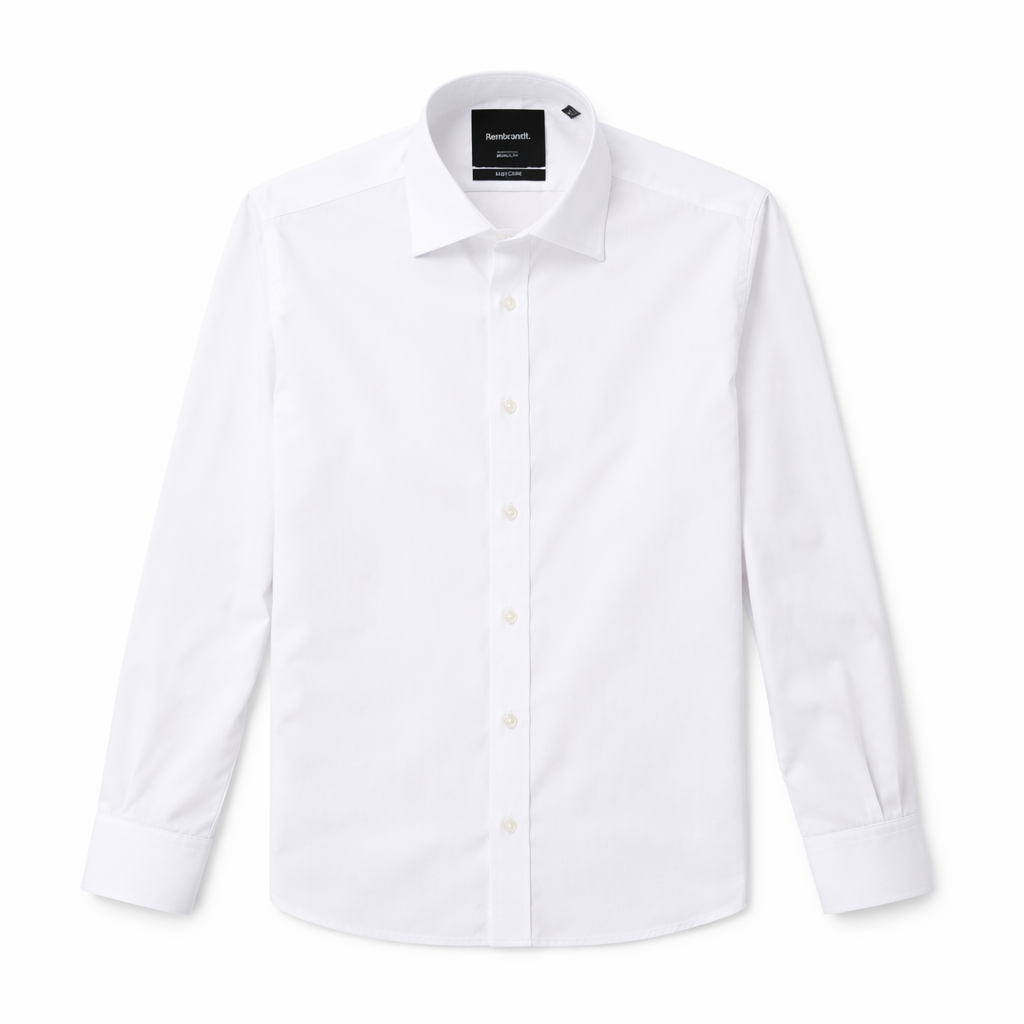 London WHITE Fine Twill Shirt