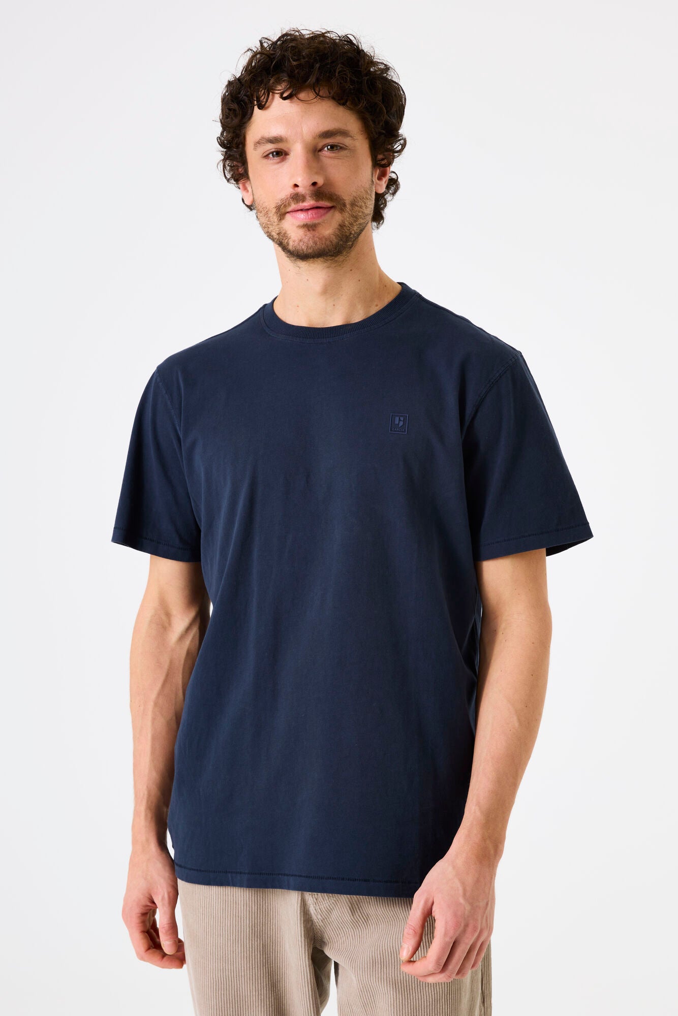 Garcia Dark blue T-shirt Deep ink