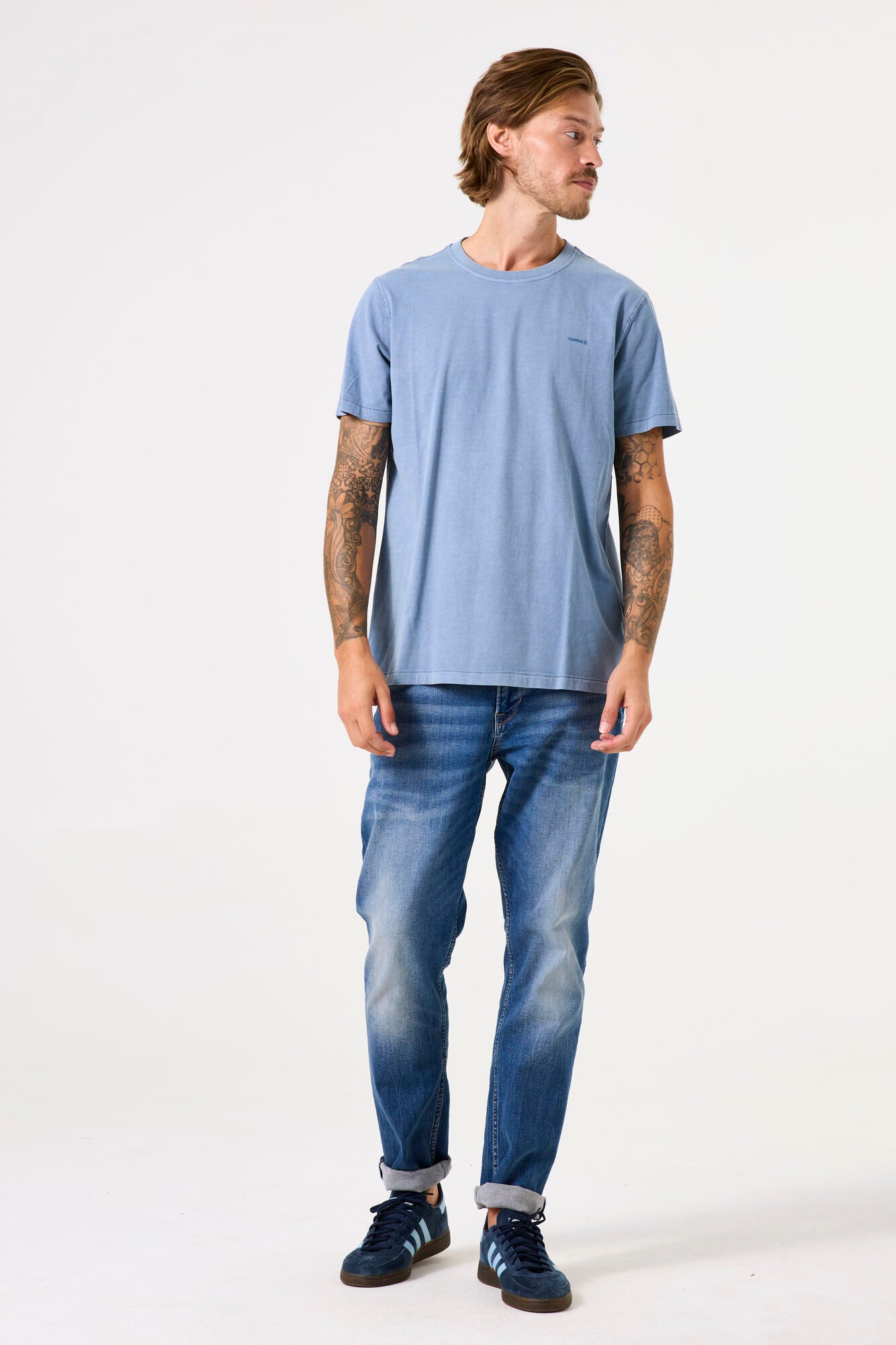 Light blue T-shirt Stone blue