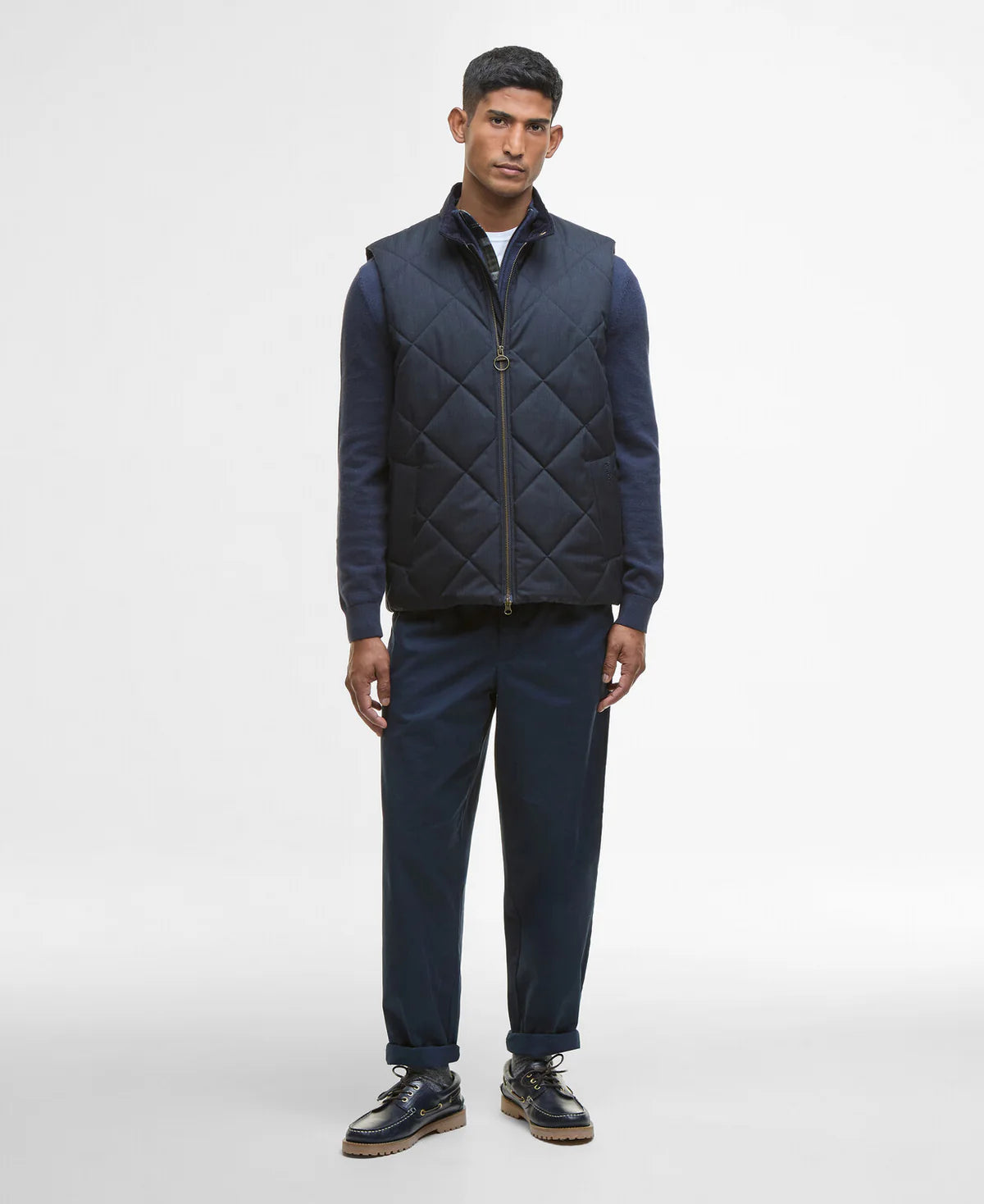 Barbour City Harrington Gilet NAVY