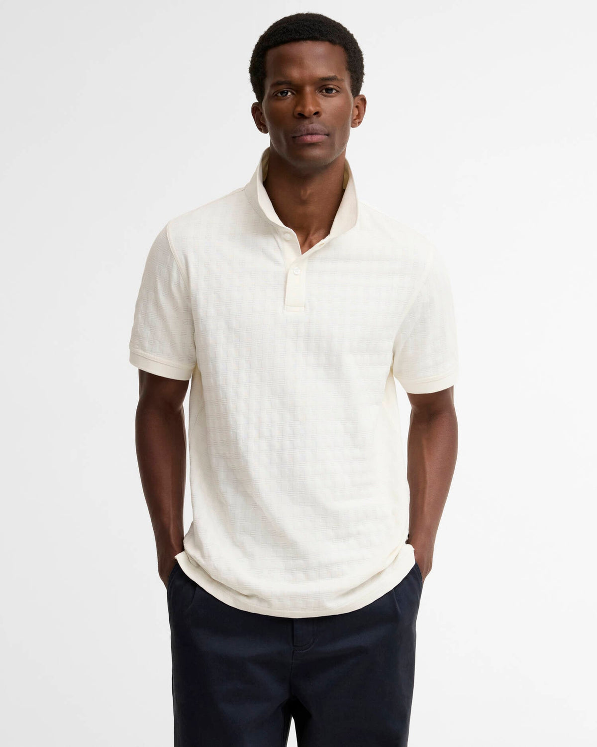 Barbour Faversham Tailored textured polo shirt