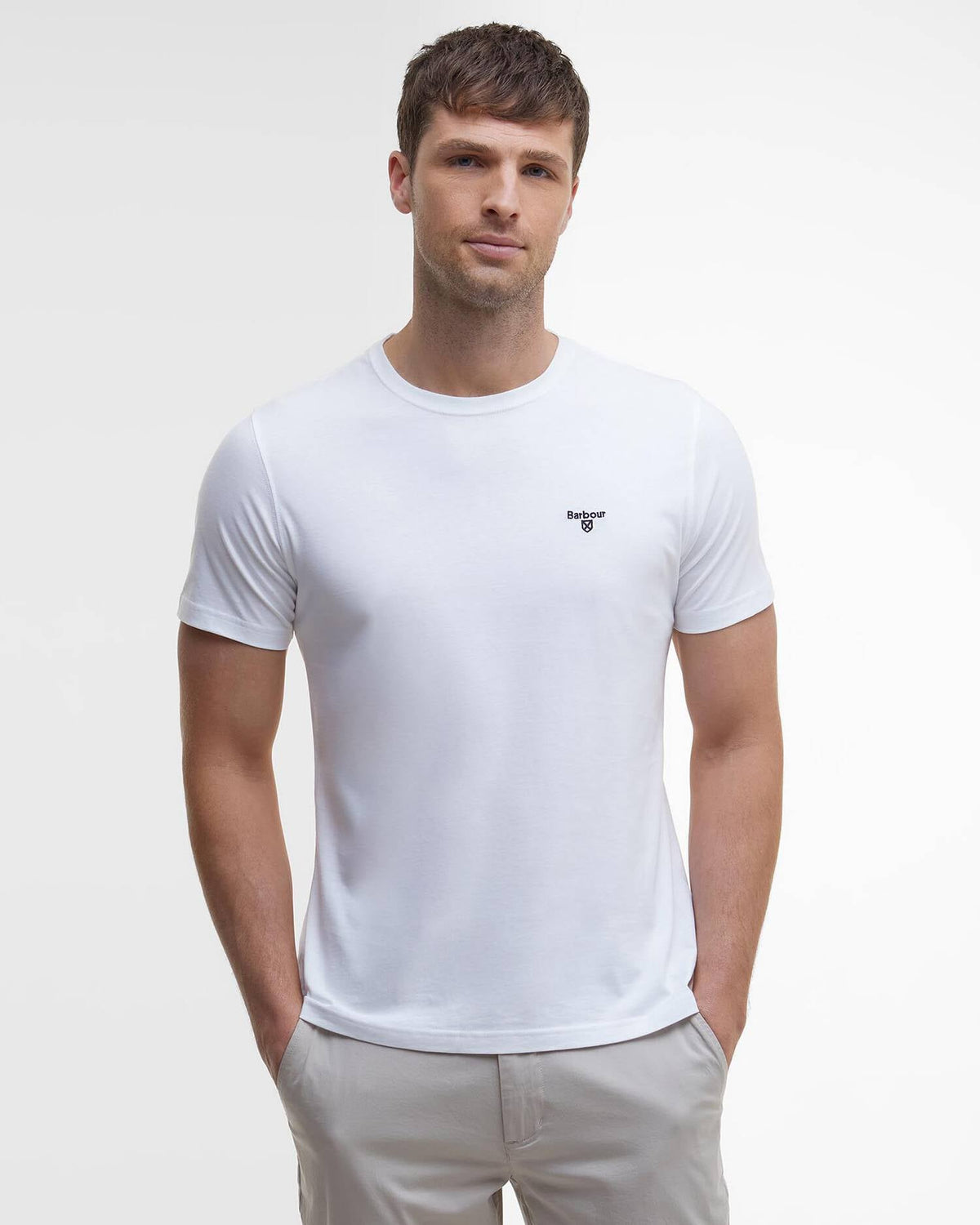 Barbour Essential Sports Tee WHITE