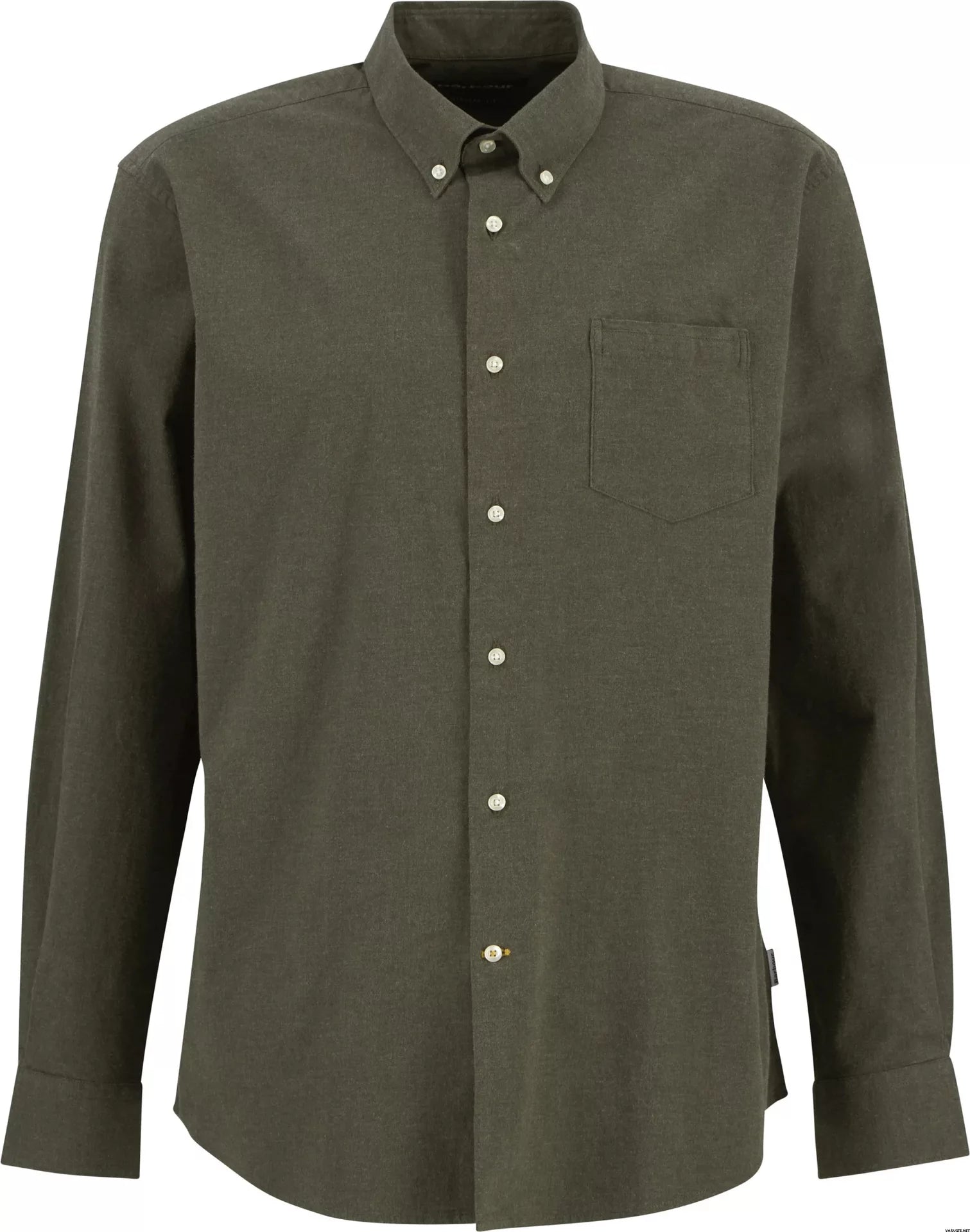 Barbour Aukside Regular hirt Olive Marl