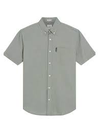 Sig Oxford Shirt SS PALE KHAKI