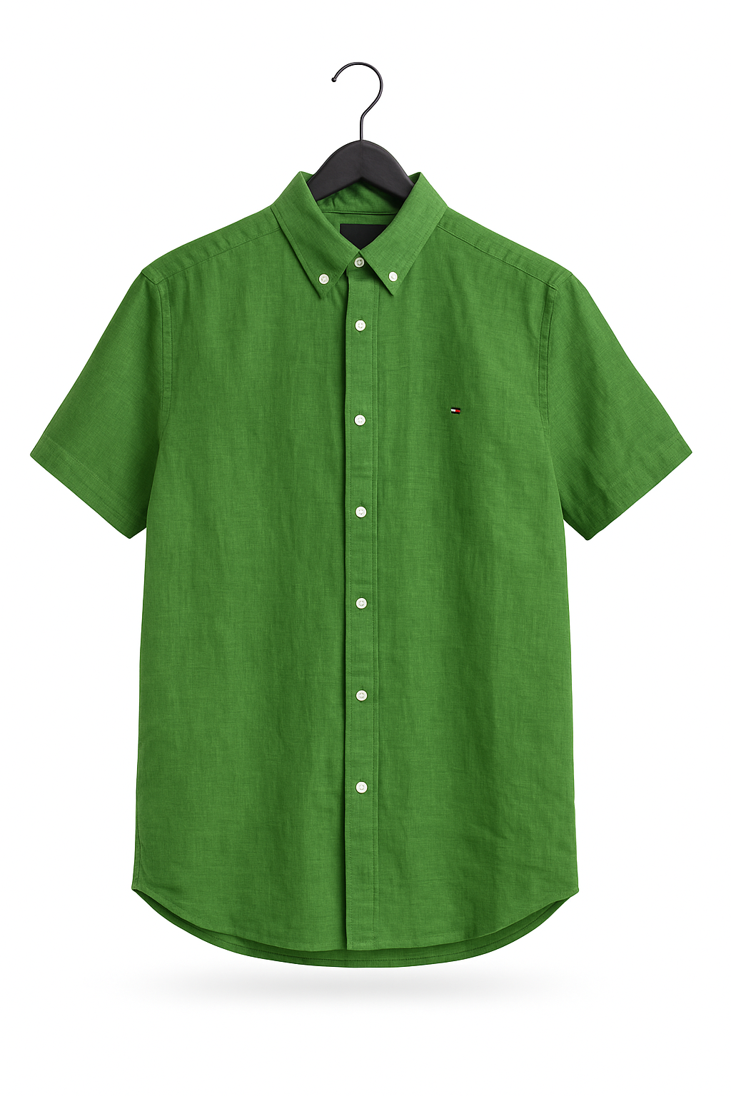 Pigment Dyed Linen SS Shirt GATOR GREEN