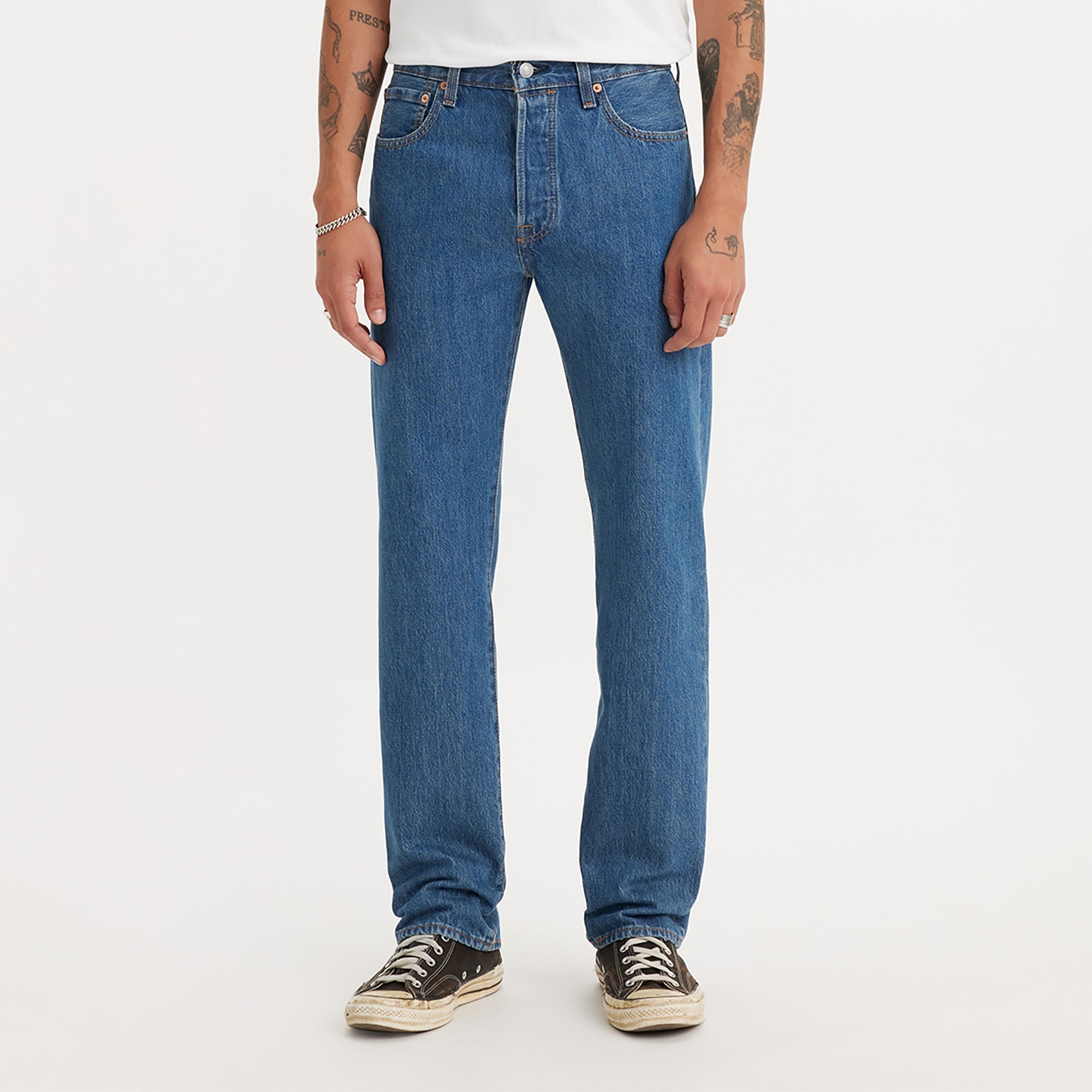 levis® mens 501® original jeans MEDIUM STONEWASH