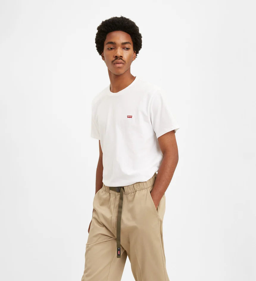 levi mens original housemark t-shirt WHT
