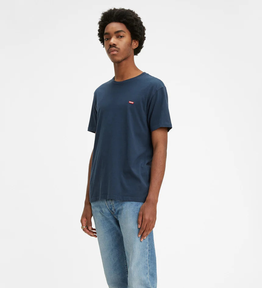 levi mens original housemark t-shirt Navy