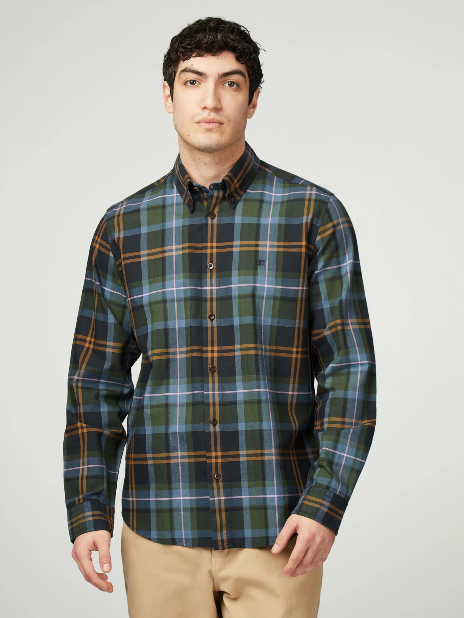 Oversized tartan check