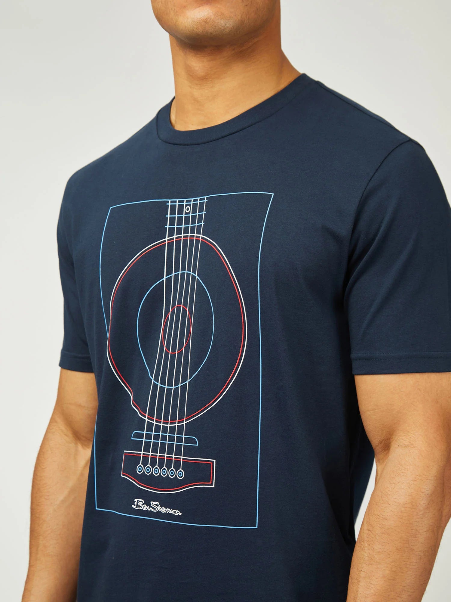 Linear Guitar Print