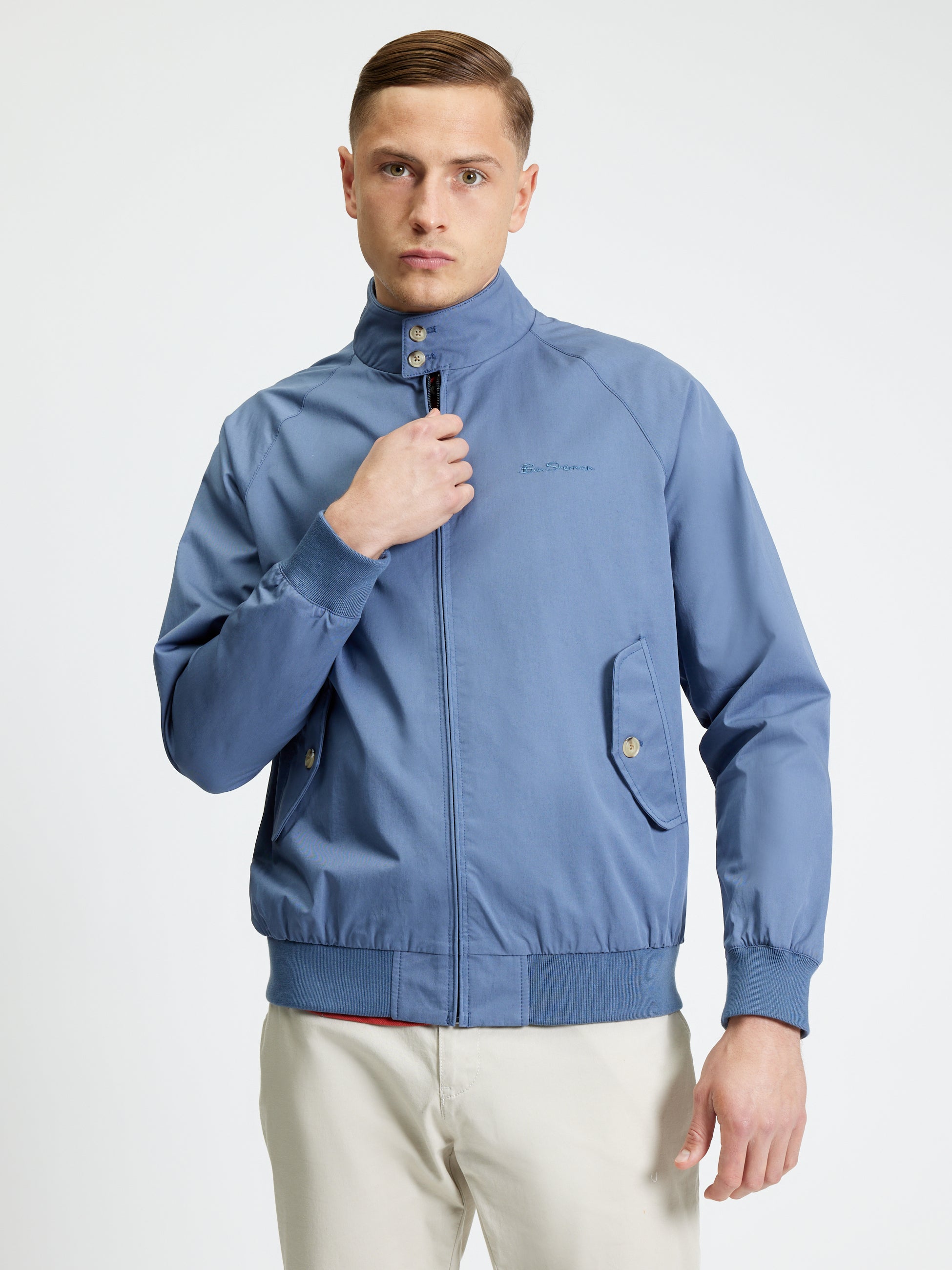 SIGNATURE HARRINGTON Jacket INDIGO