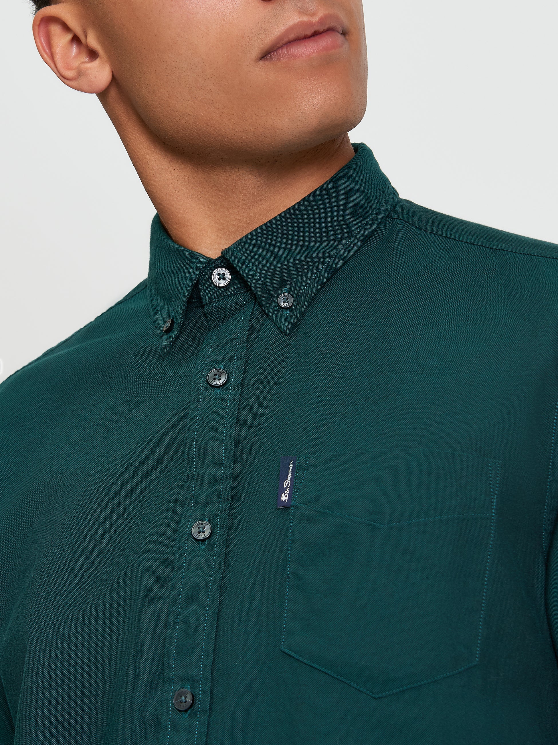 Signature LS Oxford Shirt DARK GREEN