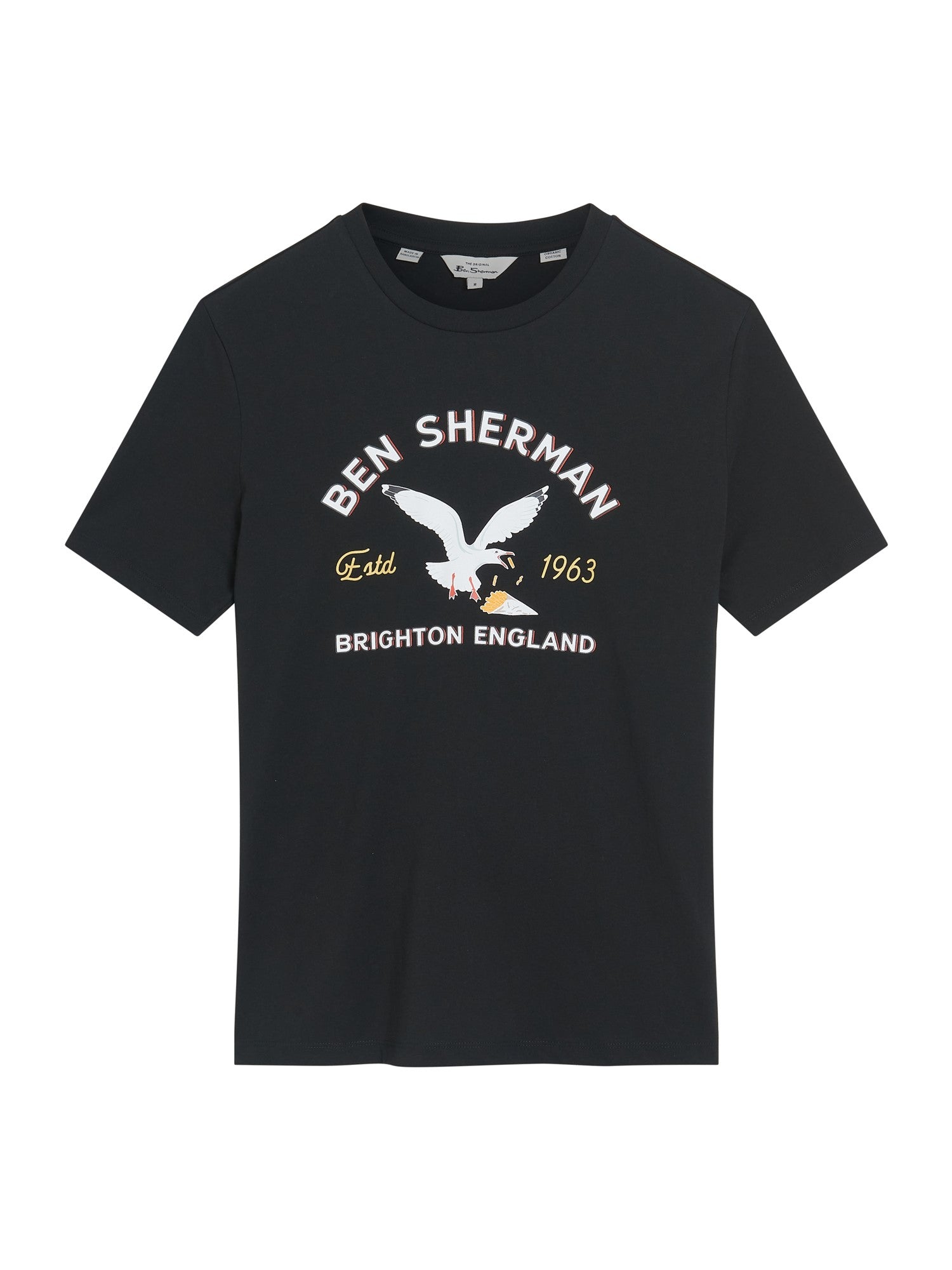 Brighton eagull Black t-shirt