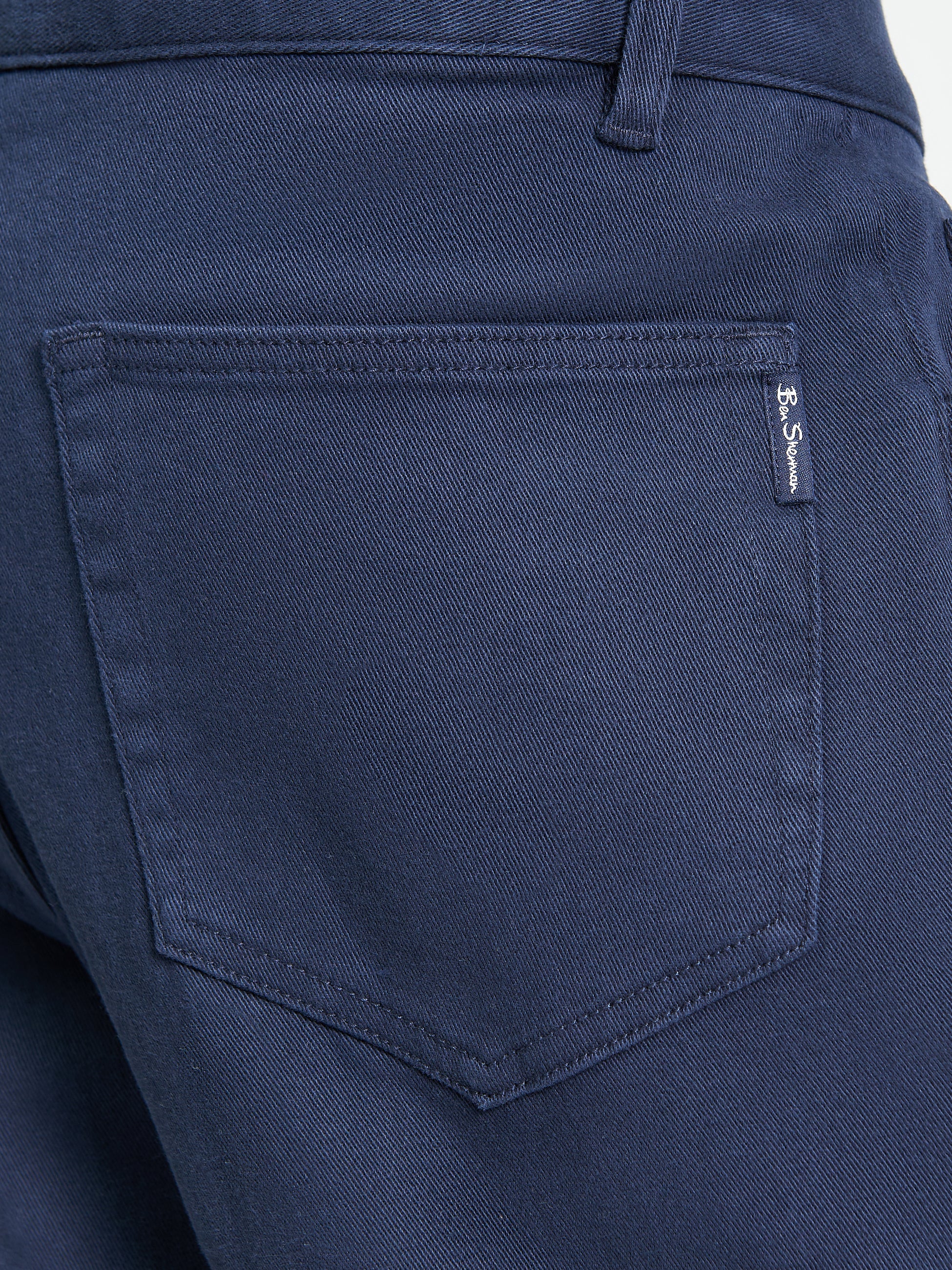 5 POCKET TWILL TROUSER DARK Navy