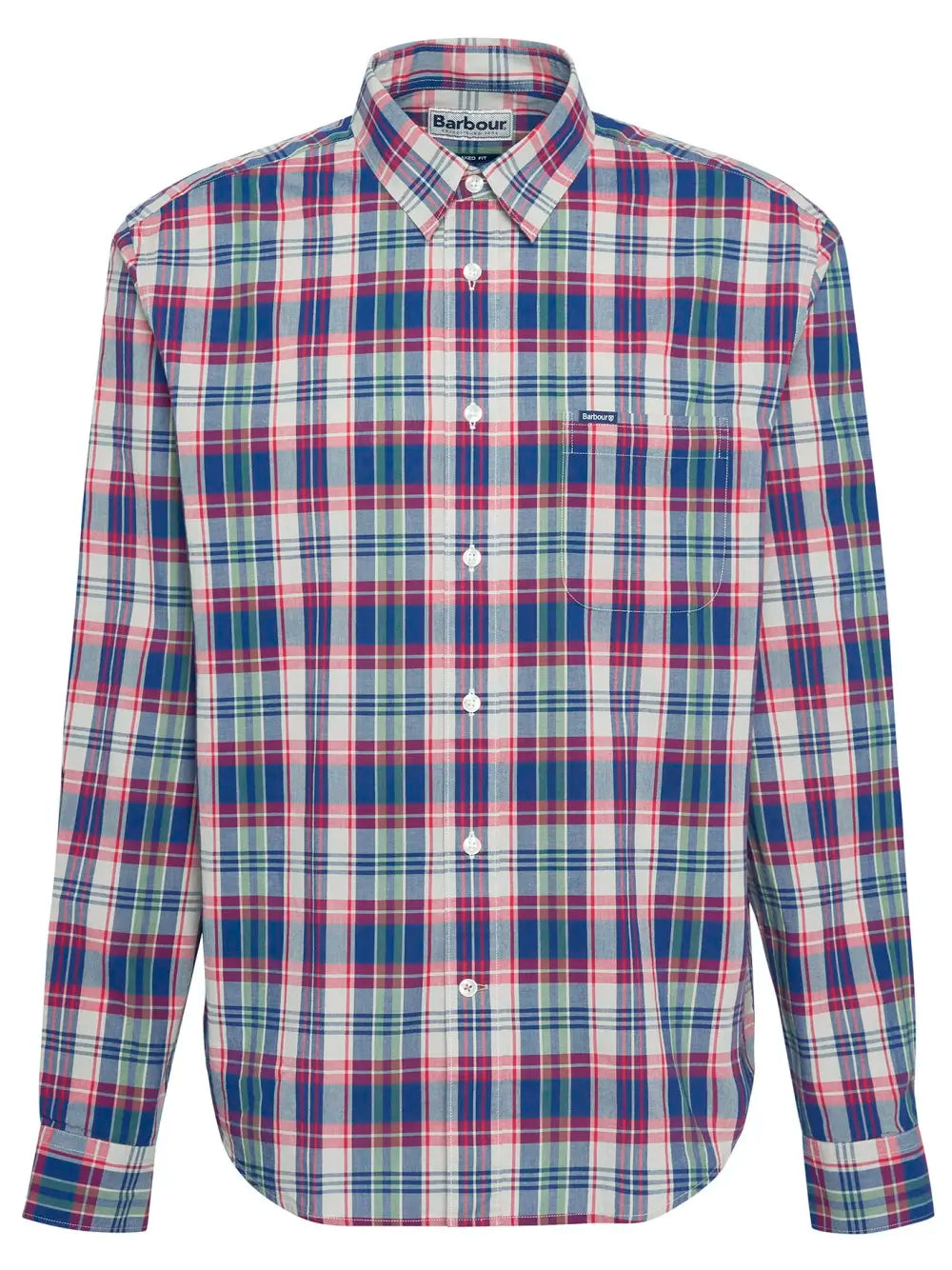 Barbour Clifton Madras relaxed fit shirt RED