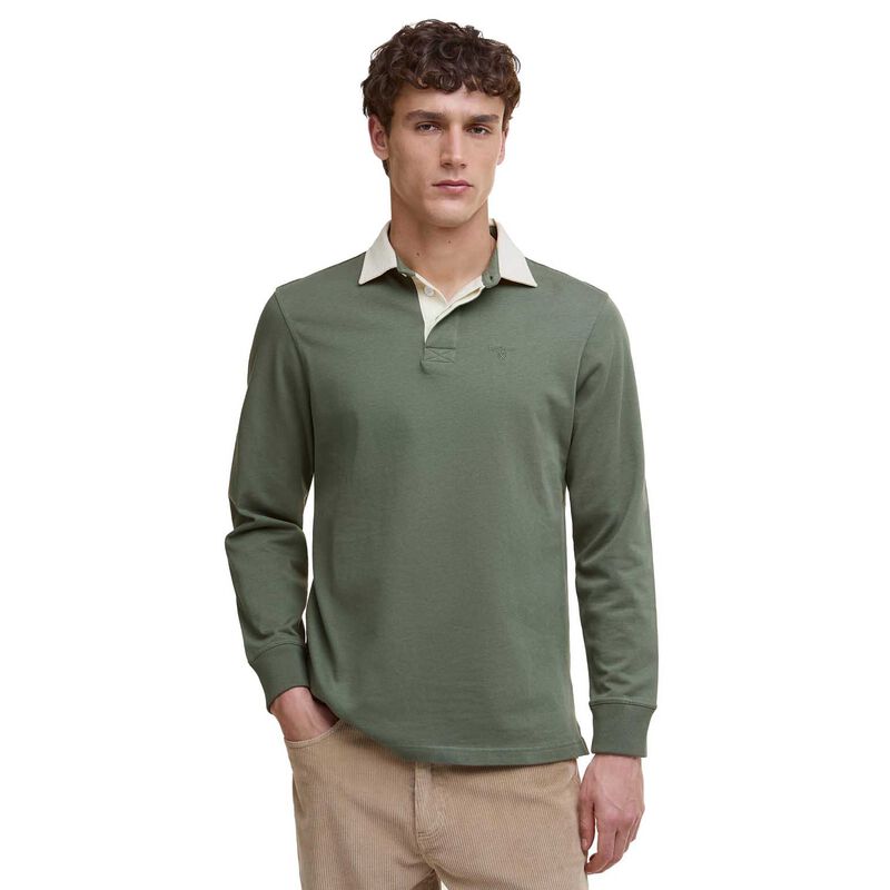 Barbour Howtown Rugby Shirt THYME