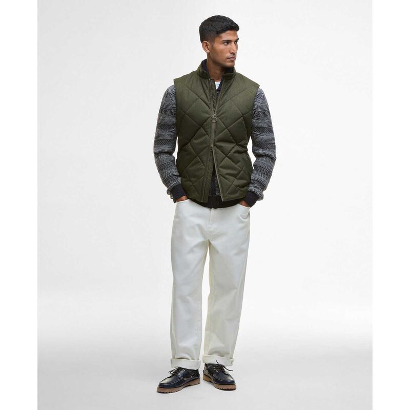 Barbour City Harrington Gilet OLIVE