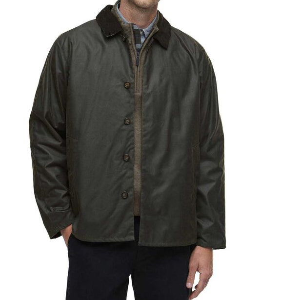 Barbour Short Lorden Wax Mac OLIVE