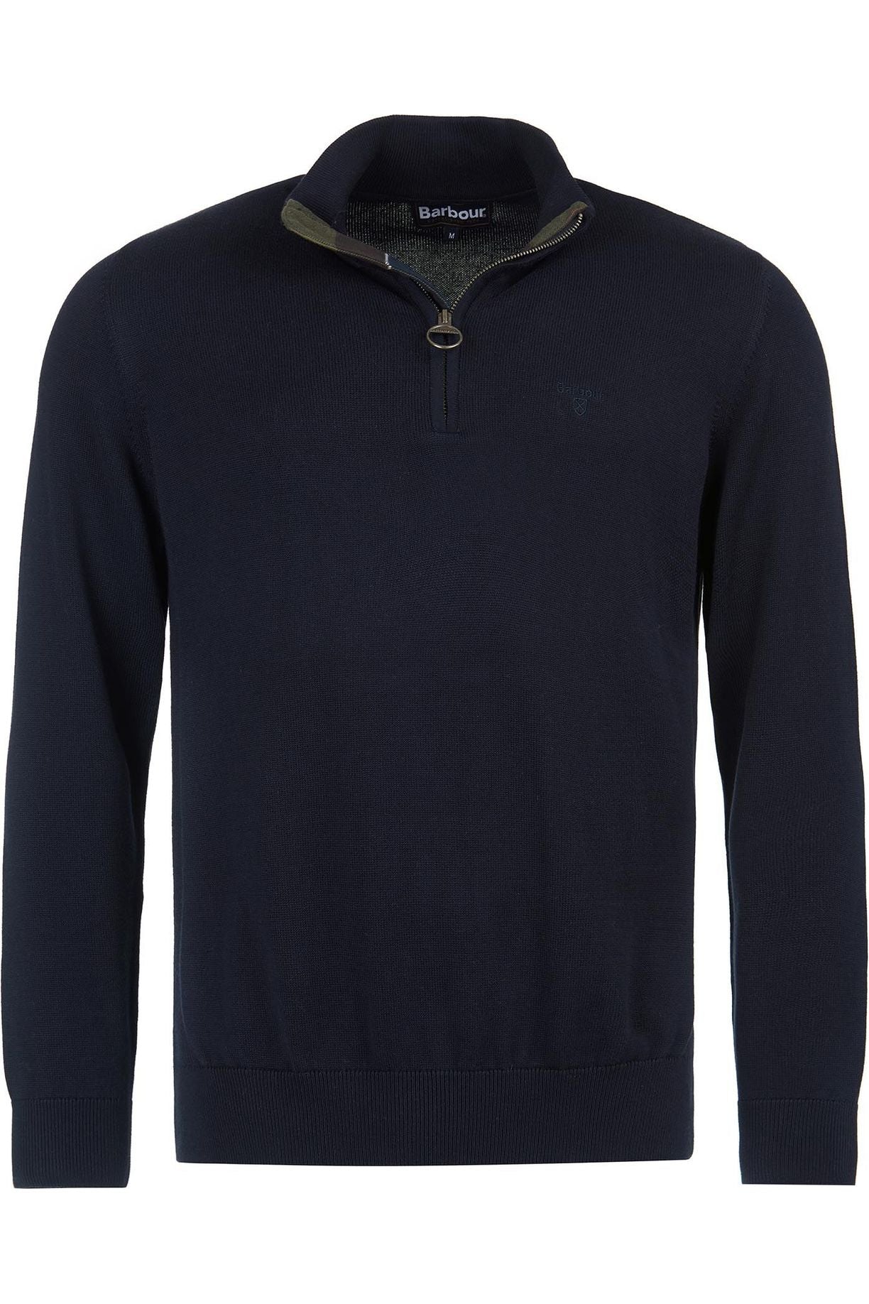 Barbour Cotton Half Zip Knitted Jumper