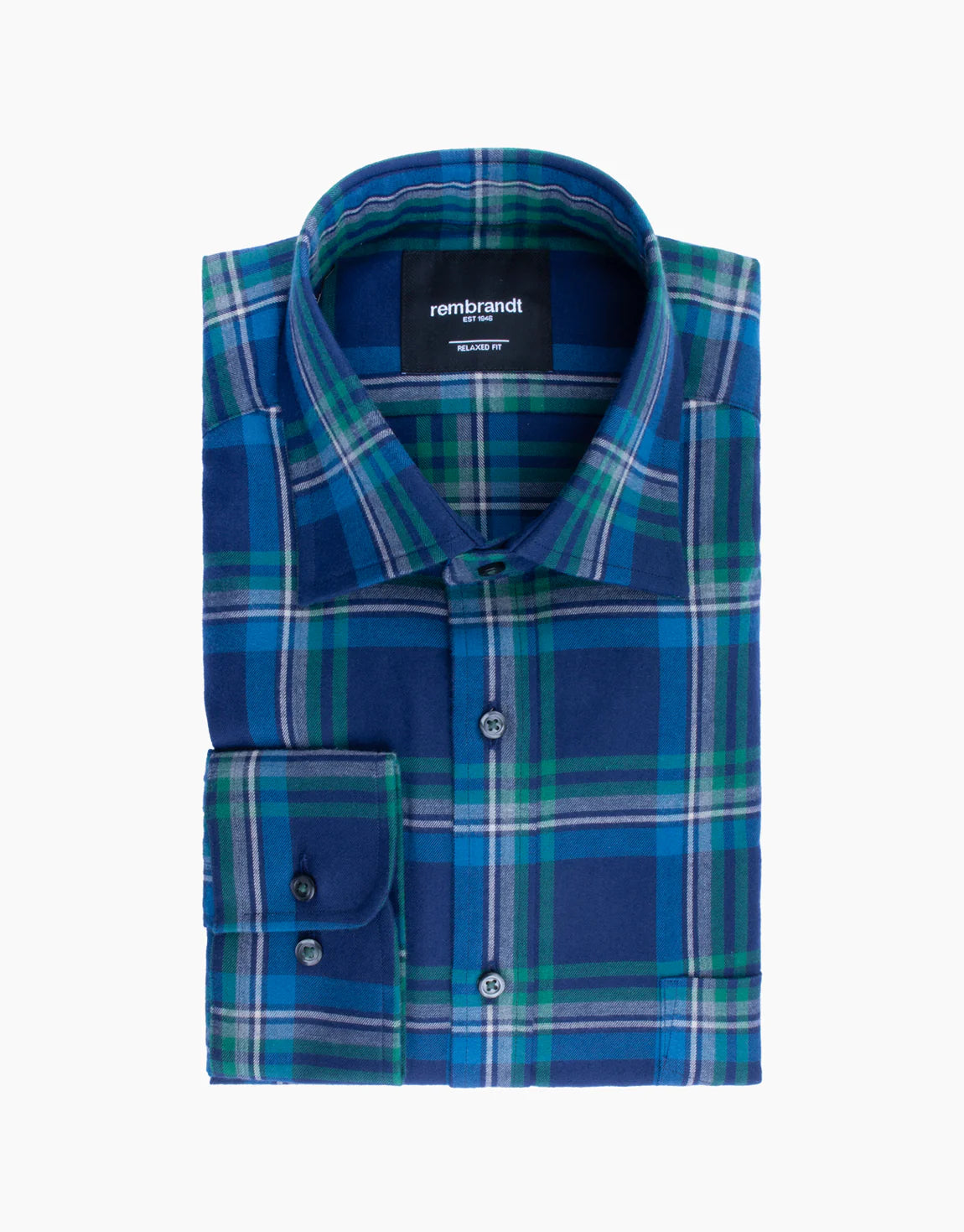 sinatra Blue & Green shirt