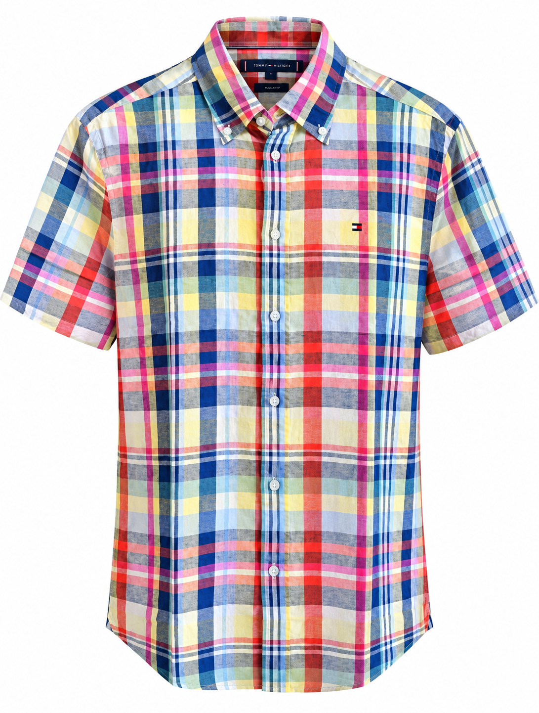 CL LIN CHK PLAID  BRLLNT ORANGE/CHECK