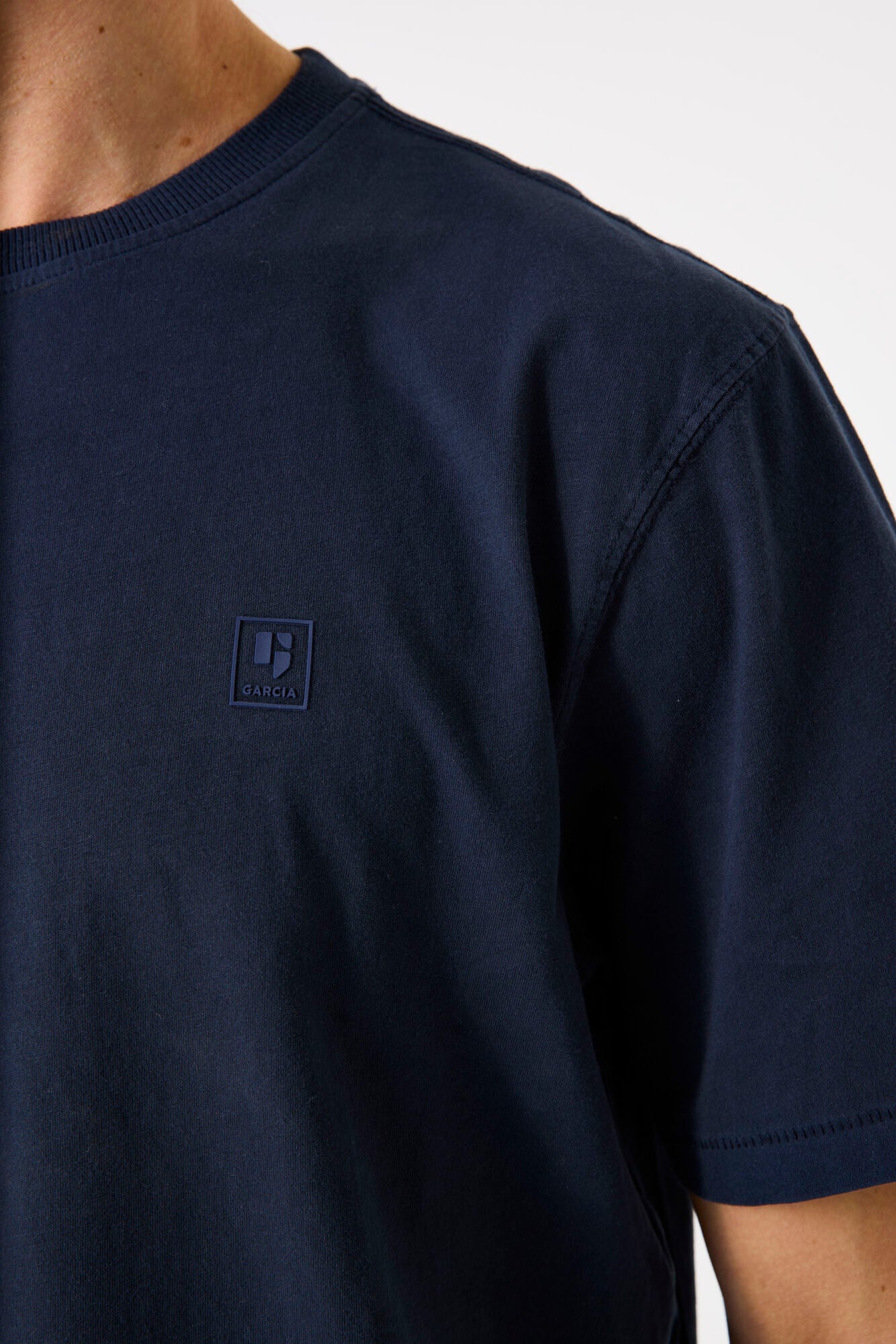 Garcia Dark blue T-shirt Deep ink