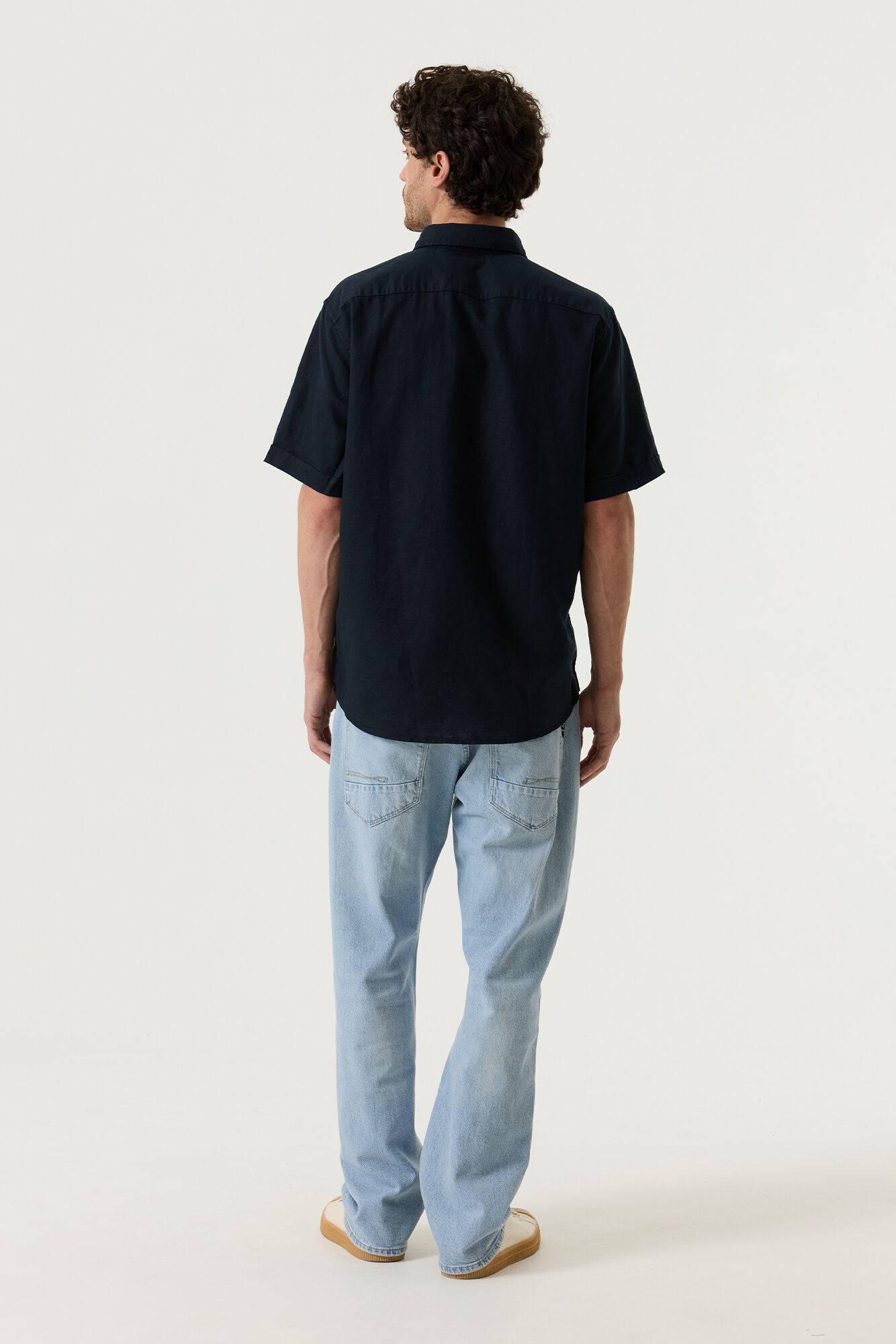Dark Blue Short Sleeve Shirt