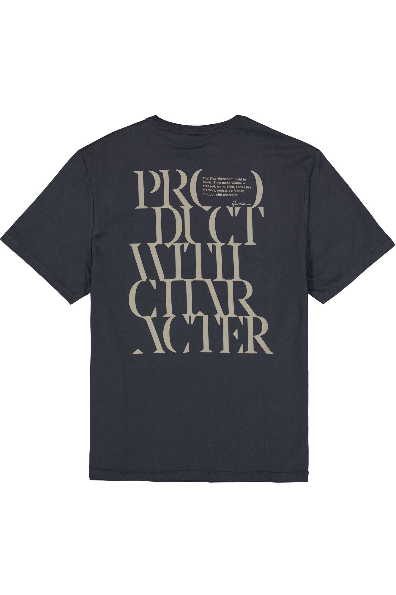 Blue graphite T-shirt