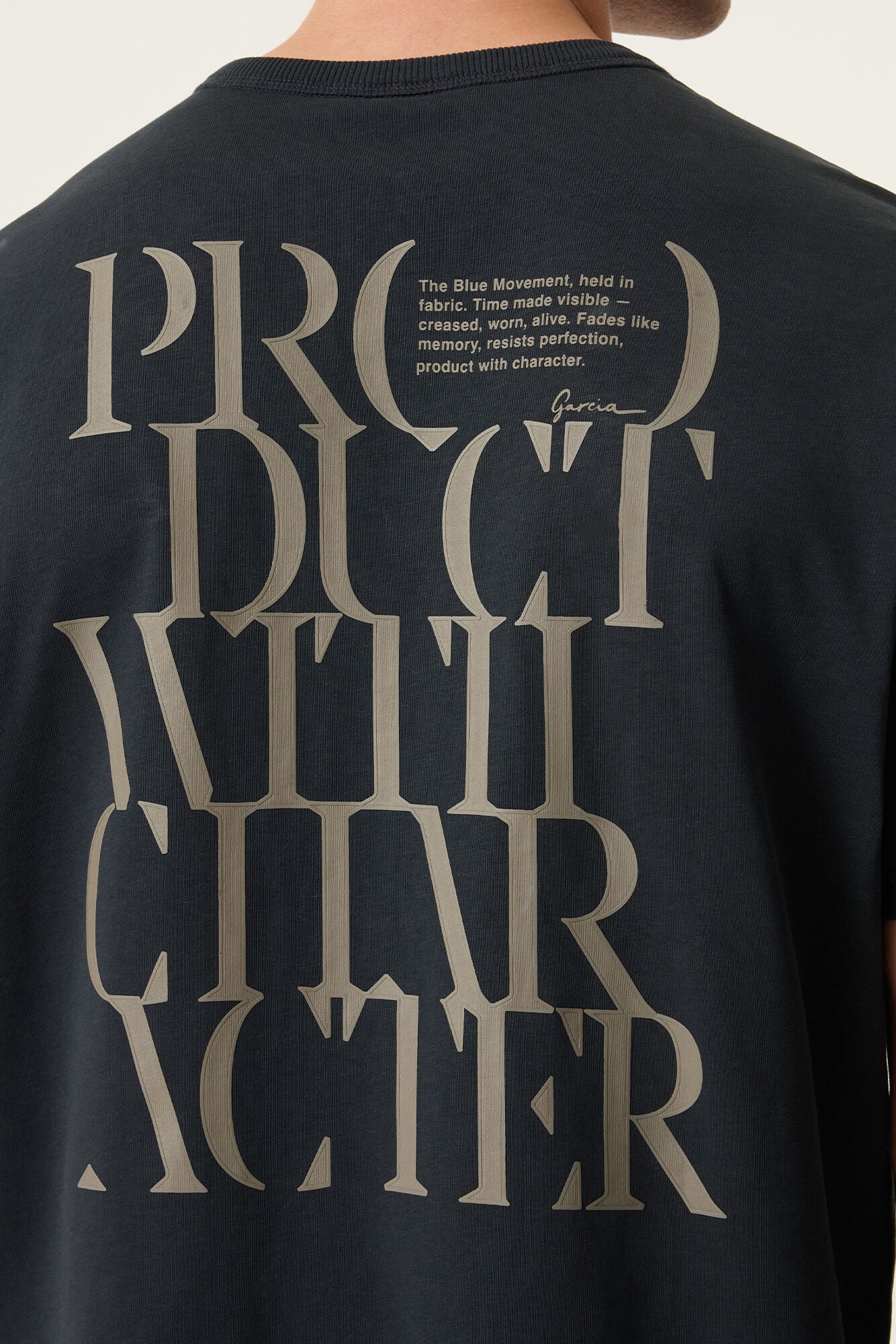 Blue graphite T-shirt