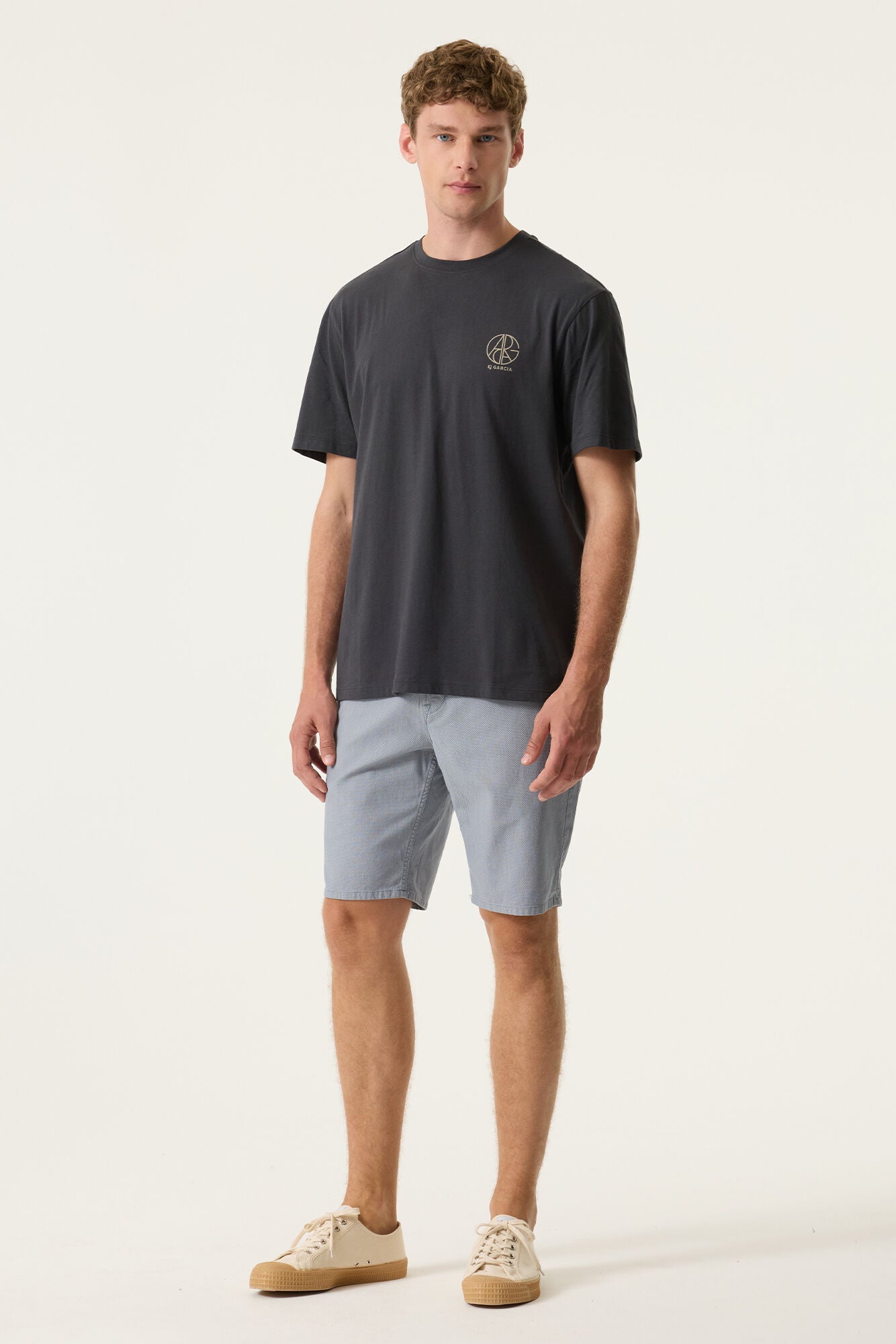 Garcia T shirt blue graphite