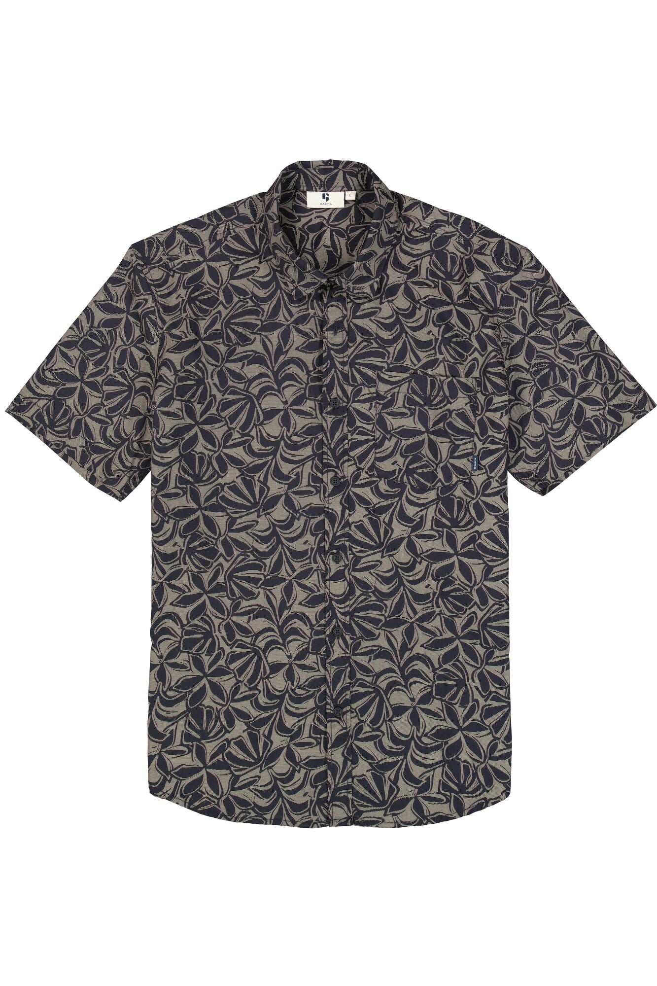 P261290 - Shirt BLUE GRAPHITE print
