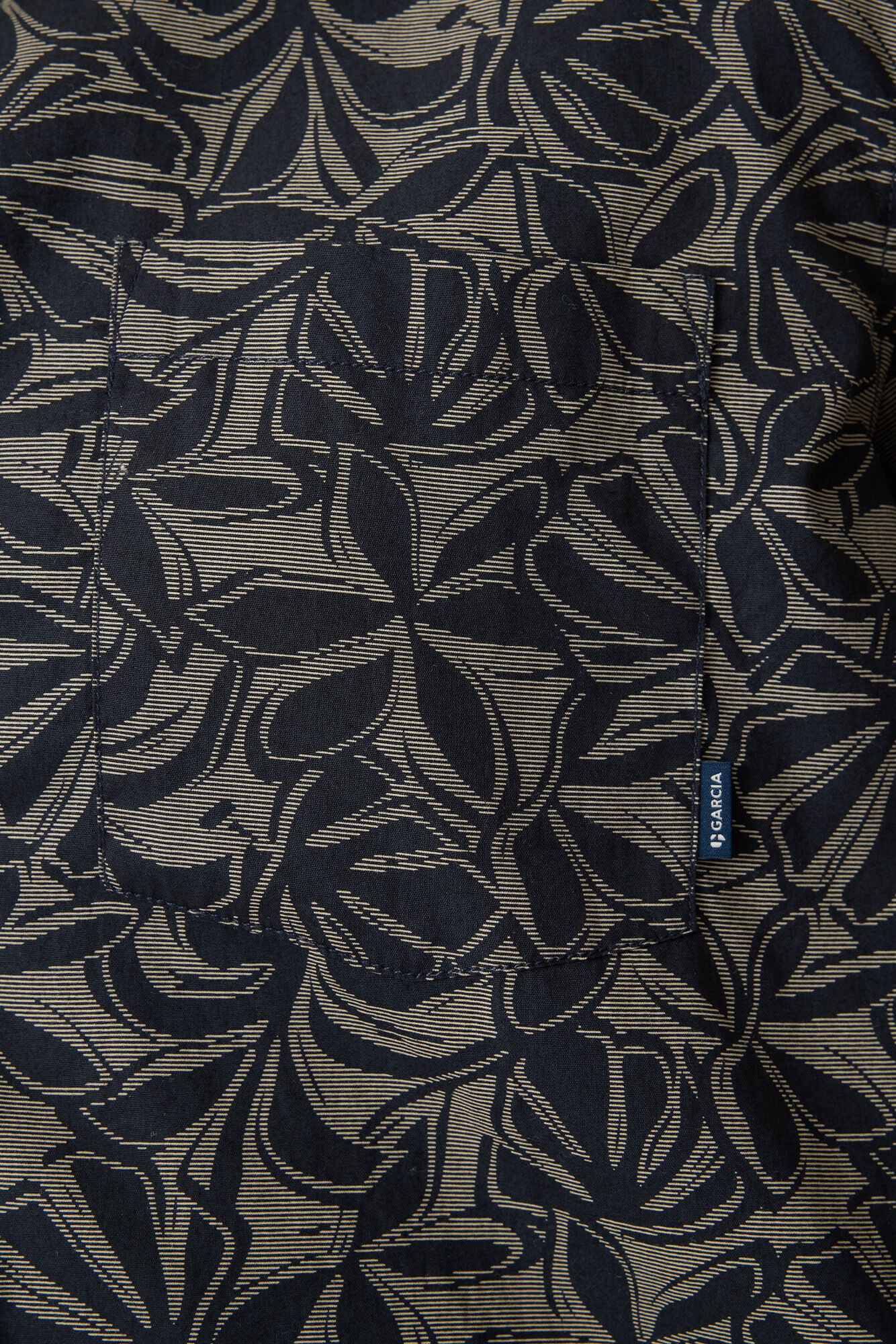 P261290 - Shirt BLUE GRAPHITE print