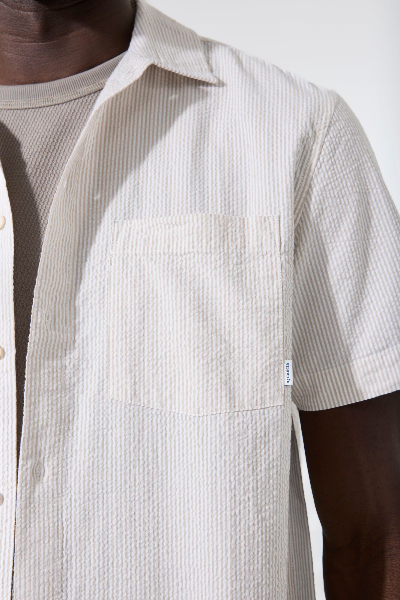 Men's Sand short sleeve shirt