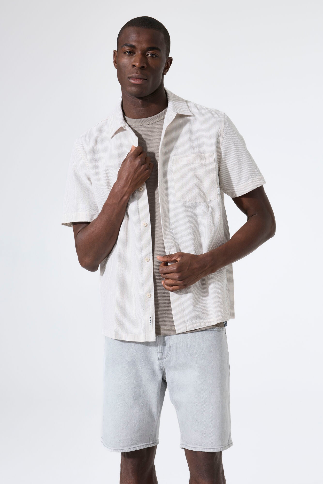 Men's Sand short sleeve shirt