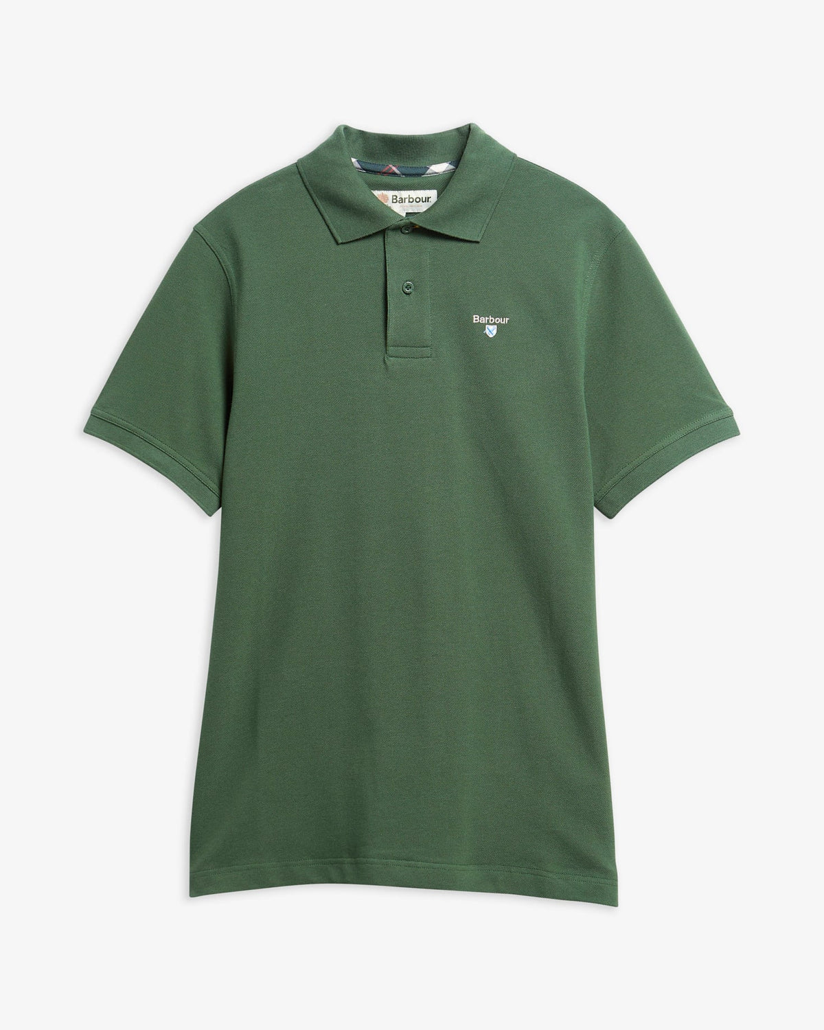 Barbour Tartan Pique Polo SYCAMORE