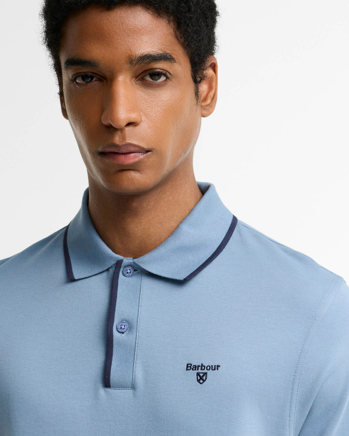 Barbour Callock Tailored Polo TARN BLUE