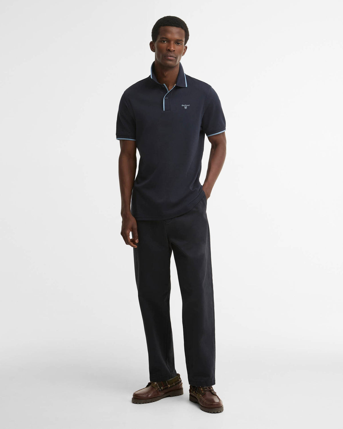 Barbour Callock Tailored polo shirt Navy