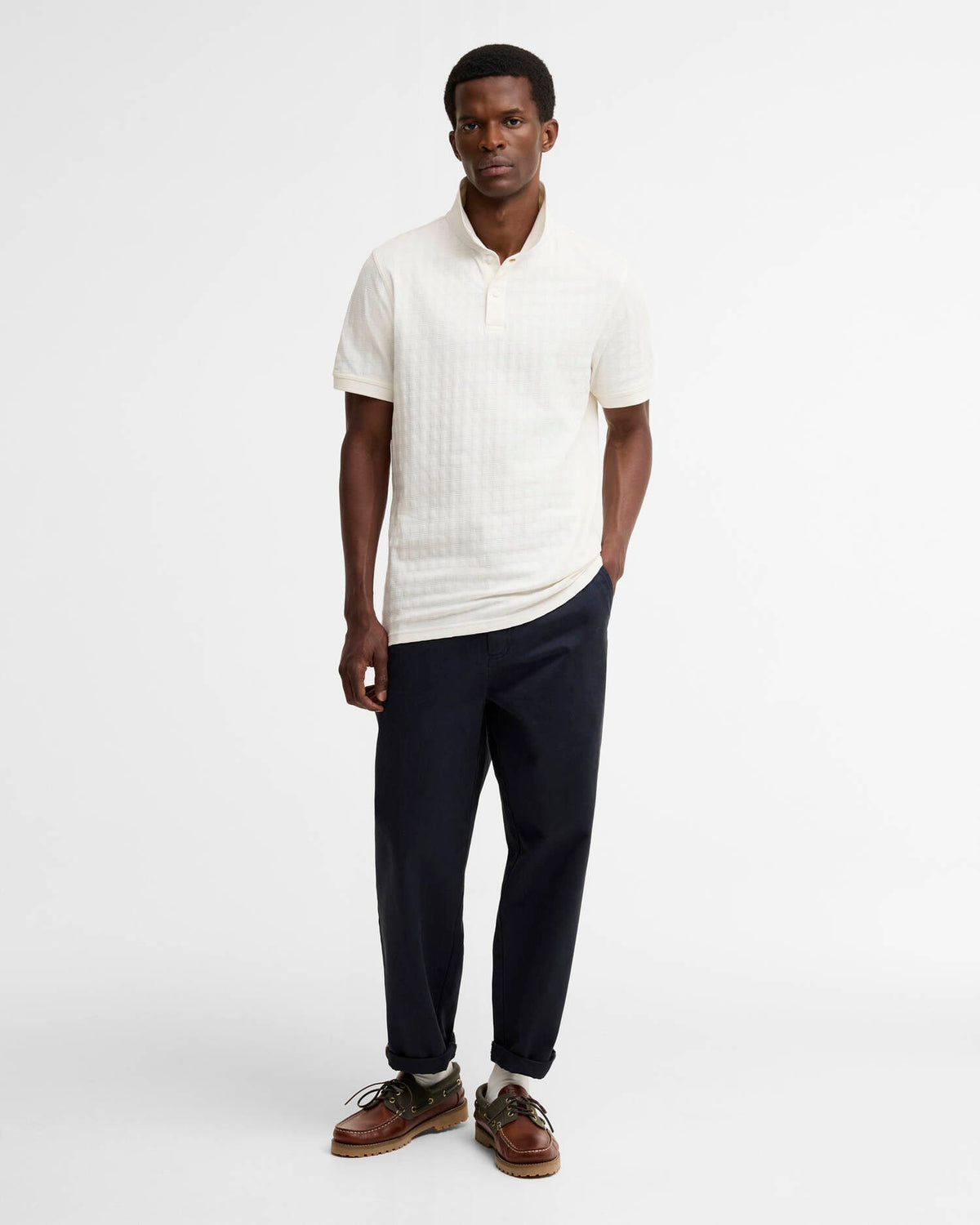 Barbour Faversham Tailored textured polo shirt