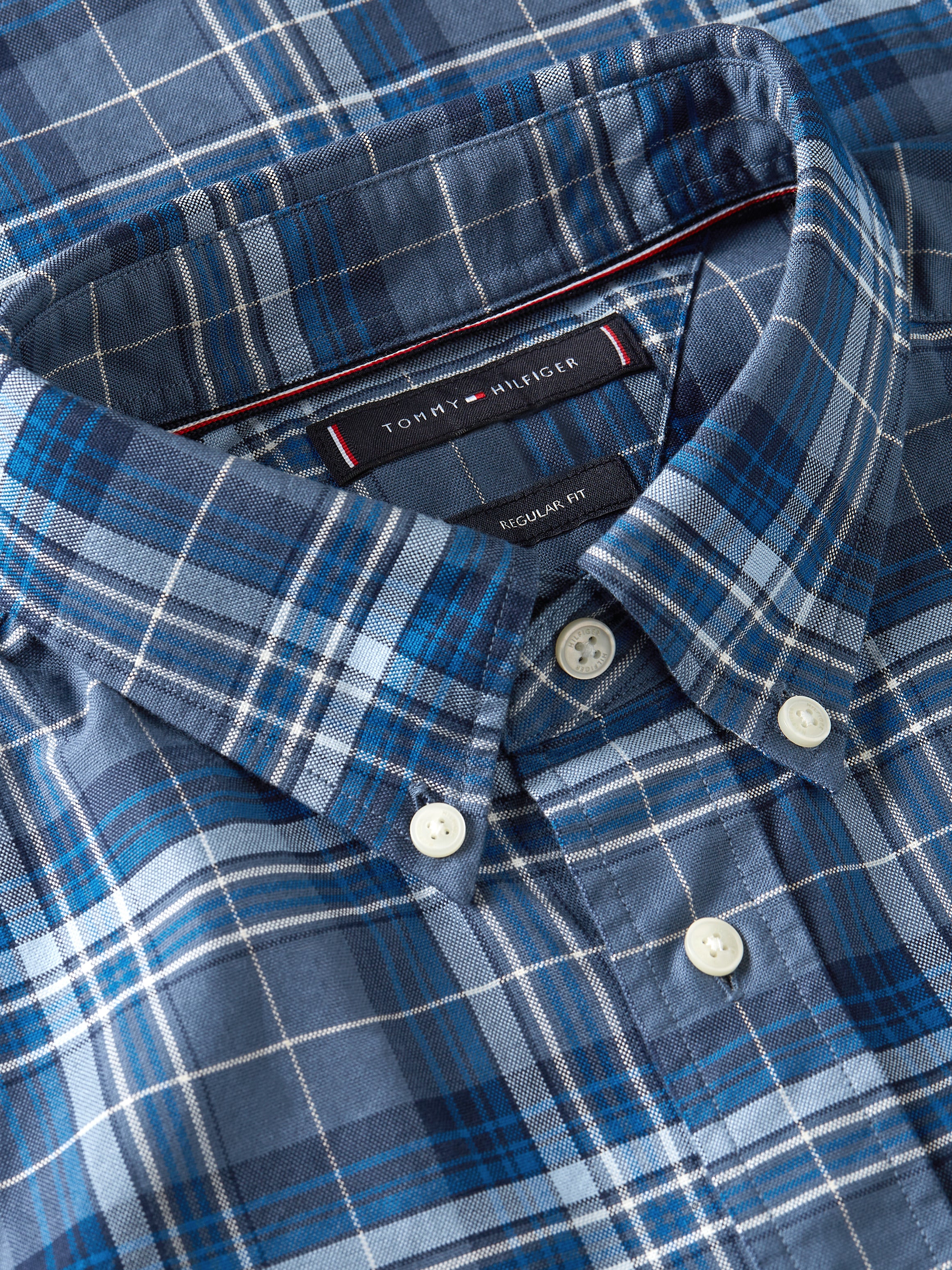 Oxford Heritage Plaid Shirt AEGEAN SEA/CHECK