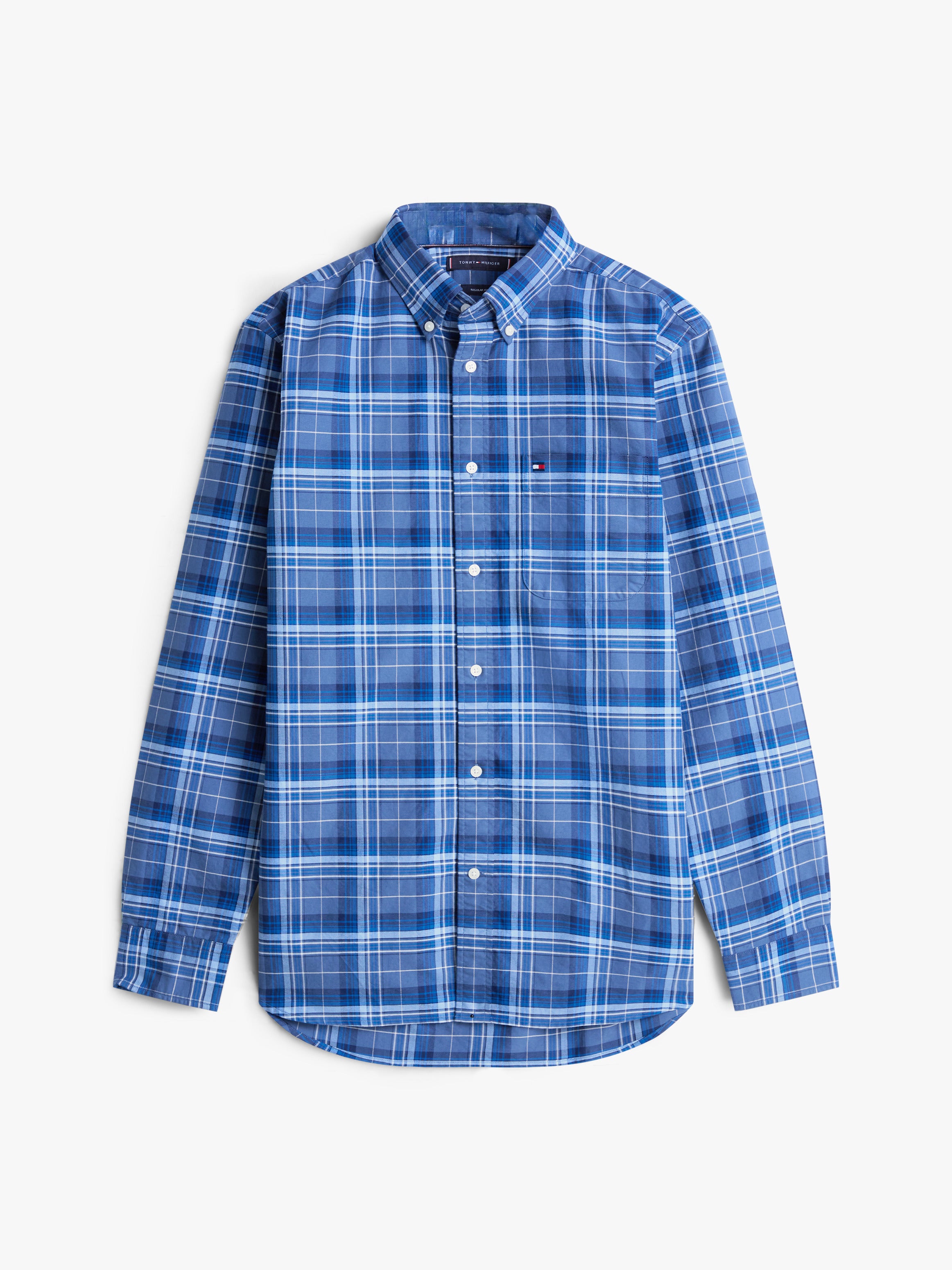 Oxford Heritage Plaid Shirt AEGEAN SEA/CHECK
