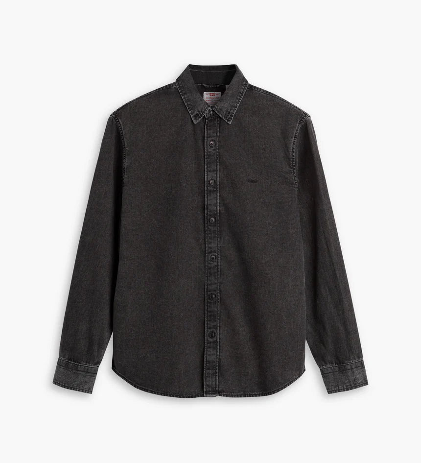 AUTHENTIC BUTTON DOWN GIZMO WAHED BLACK