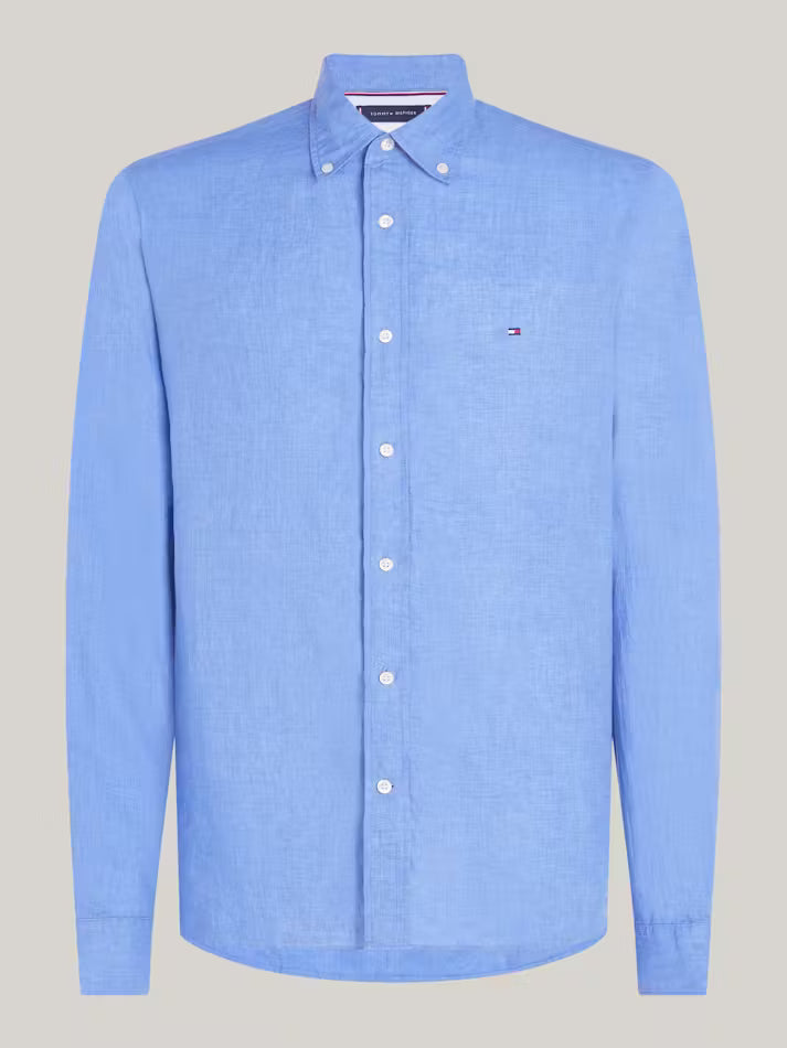 Pigment Dyed Linen L hirt BLUE PELL